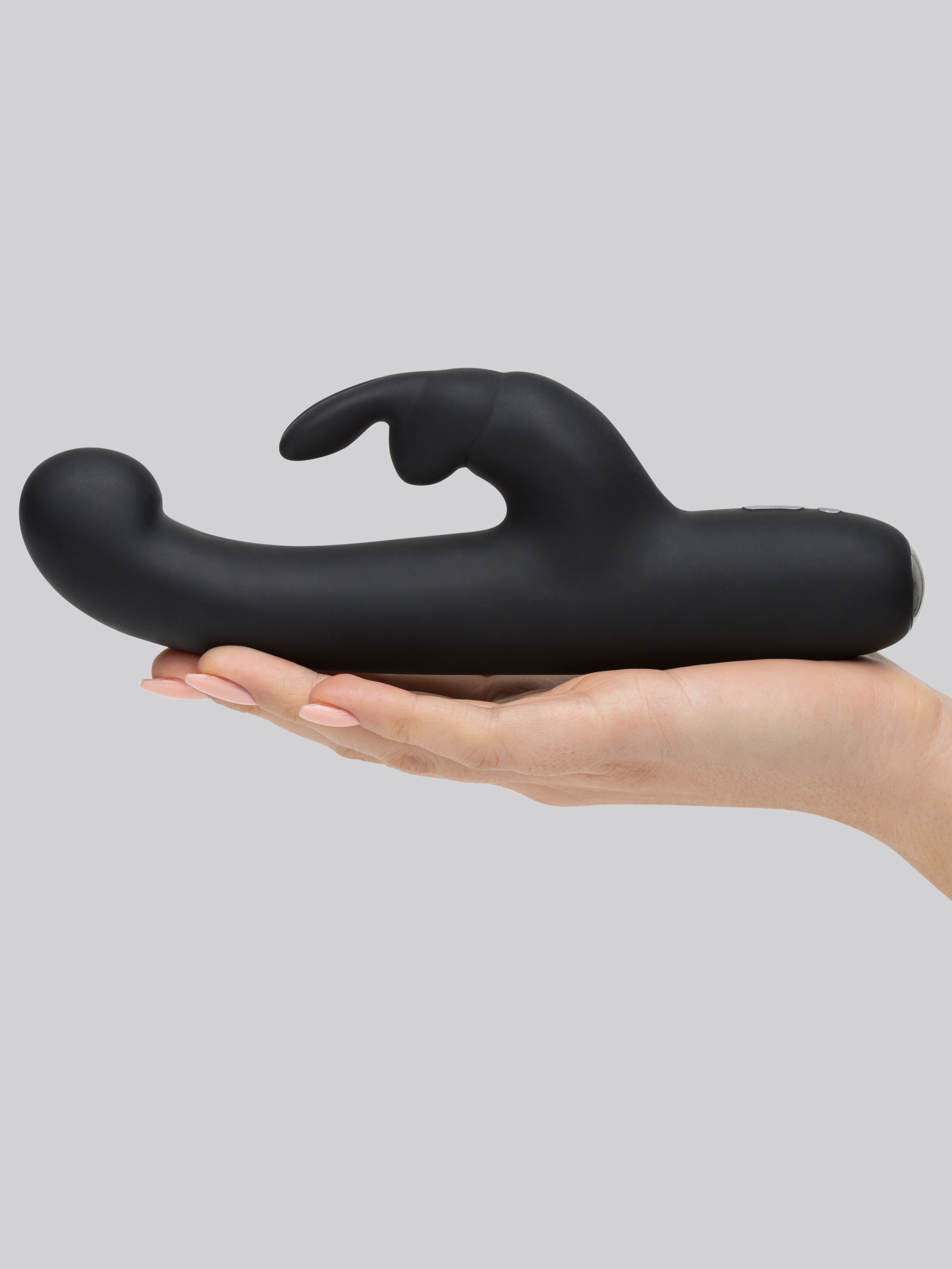Happy Rabbit Slimline G-Spot Rechargeable Rabbit Vibrator, Black, hi-res