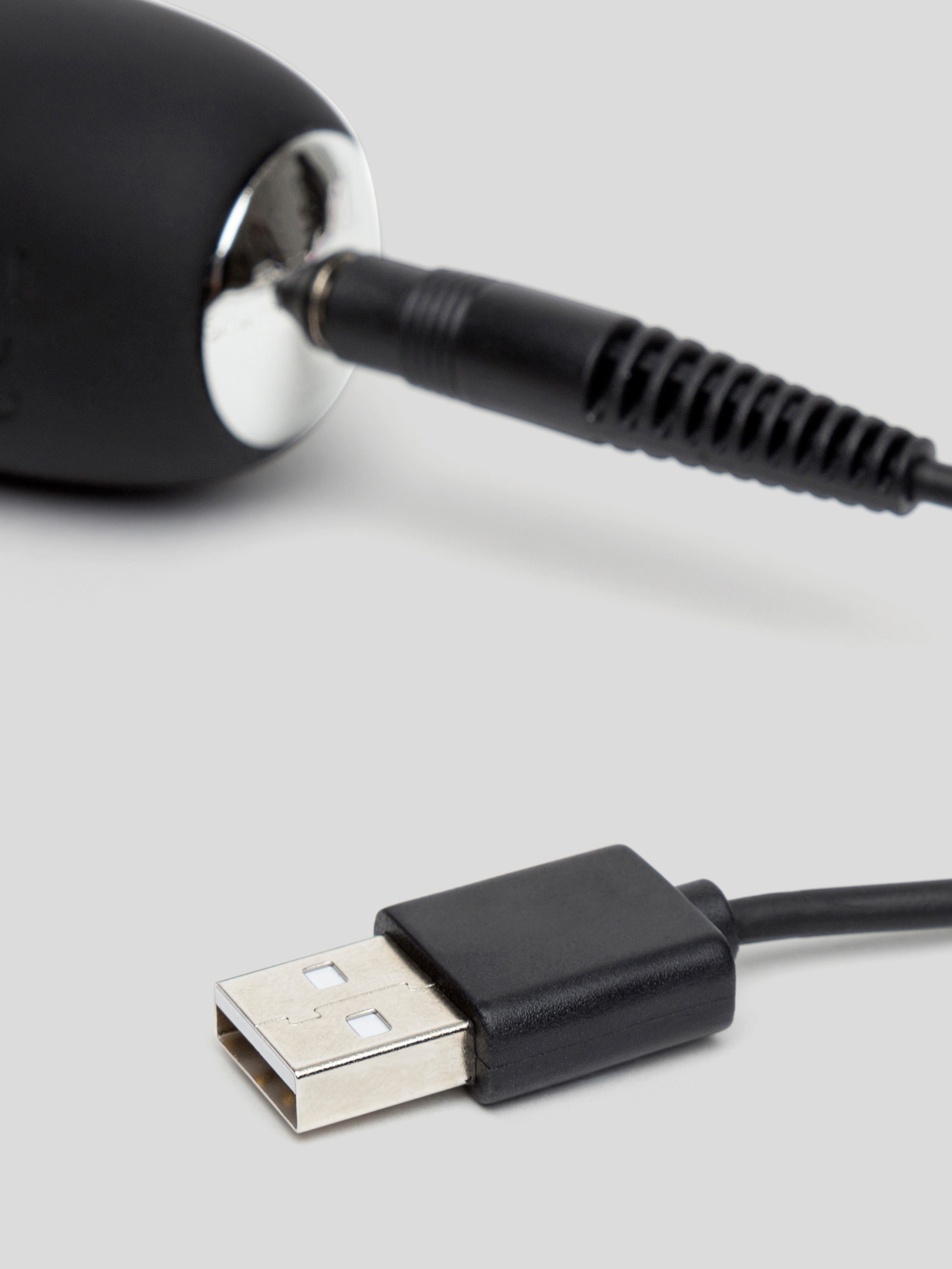 Happy Rabbit Slimline G-Spot Rechargeable Rabbit Vibrator, Black, hi-res