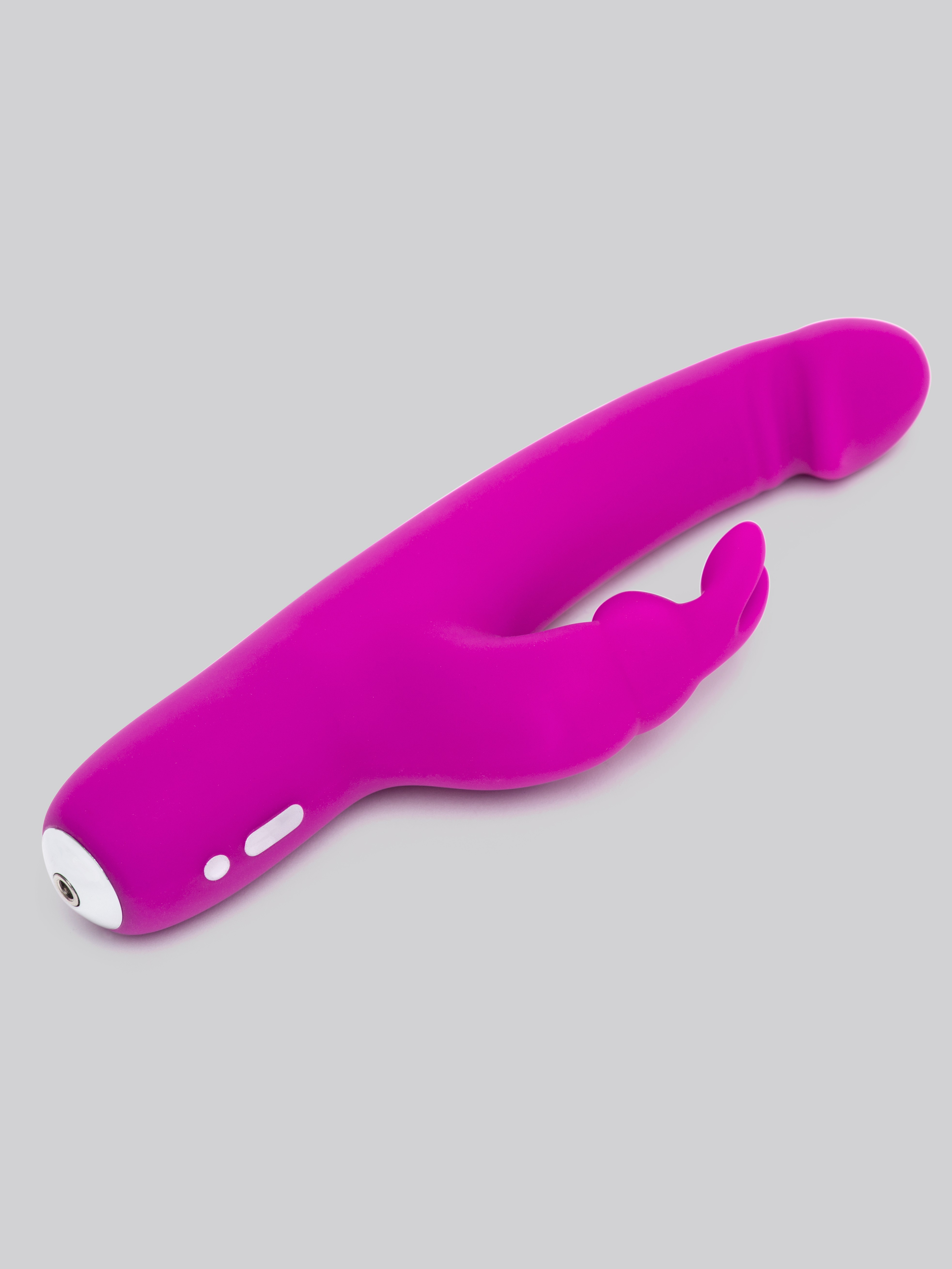 Happy Rabbit Slimline Realistic Rechargeable Rabbit Vibrator, Purple, hi-res
