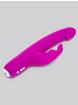 Happy Rabbit Slimline Realistic Rechargeable Rabbit Vibrator, Purple, hi-res