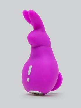 Vibromasseur clitoridien mini oreilles de lapin rechargeable, Happy Rabbit