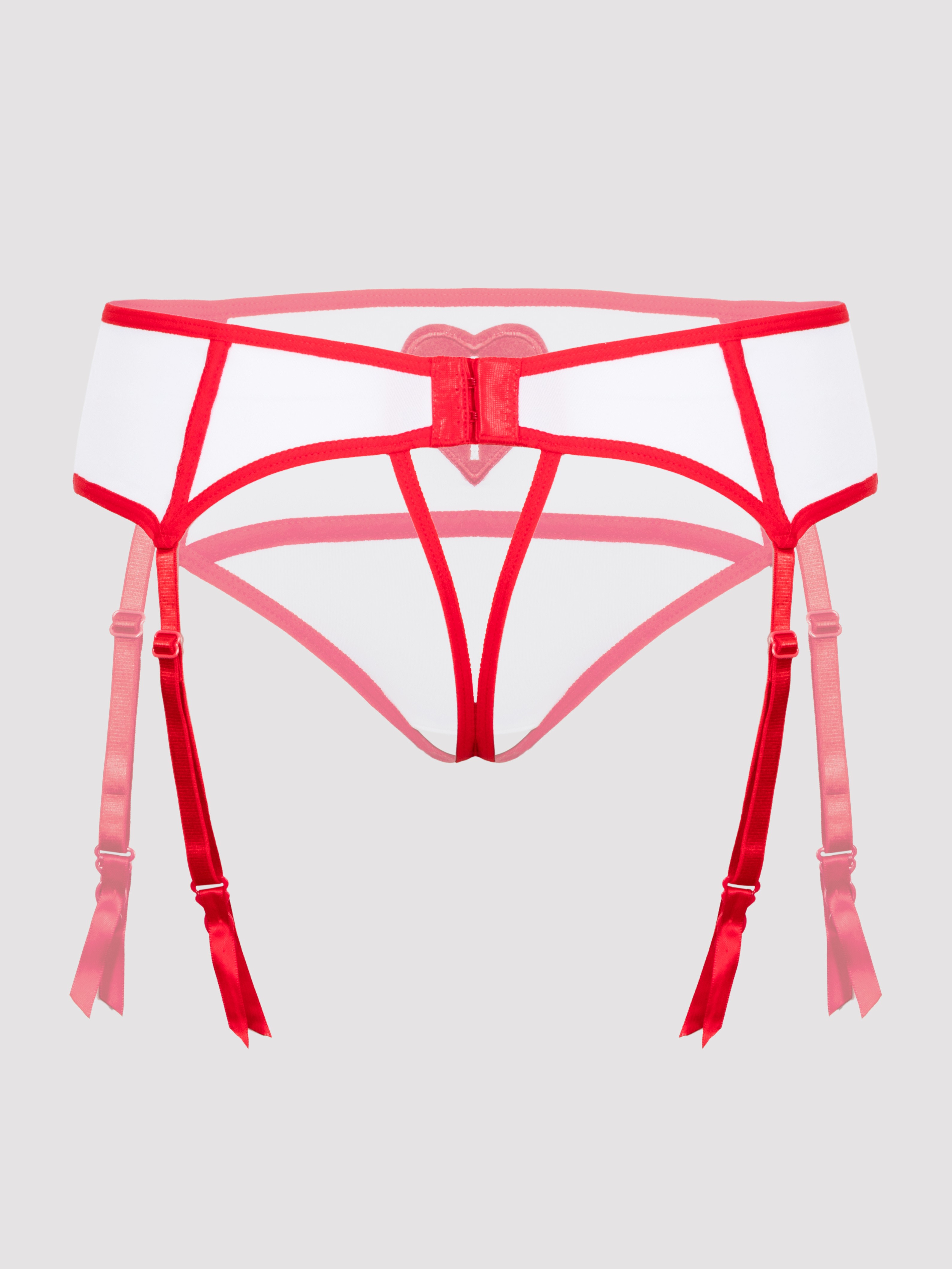 Lovehoney Fantasy White Sexy Nurse Garter Thong, White, hi-res