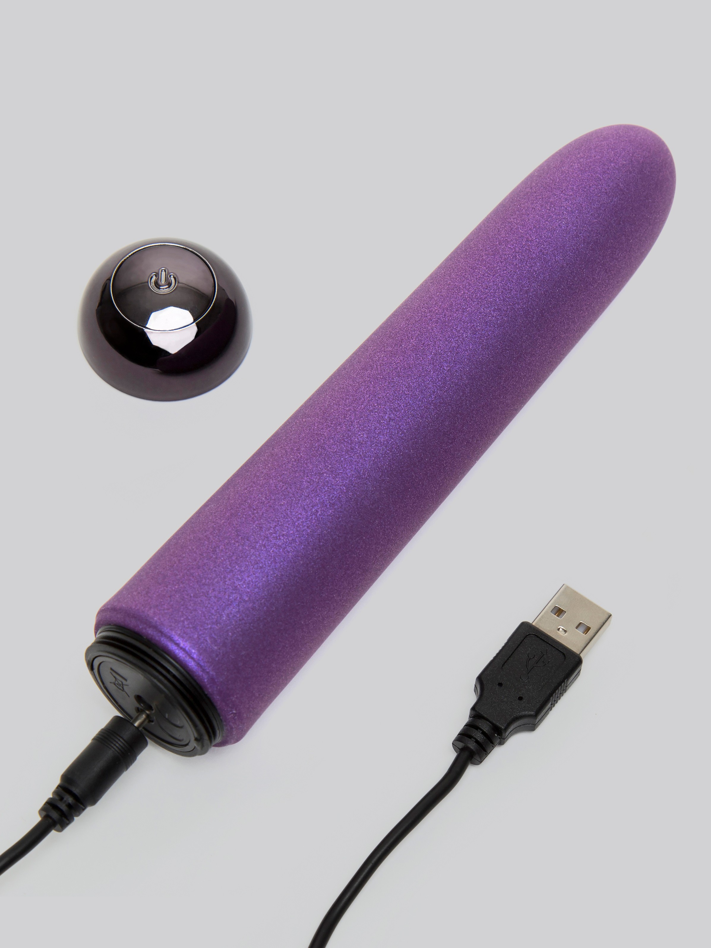Desire Luxury Rechargeable Classic Vibrator, Purple, hi-res