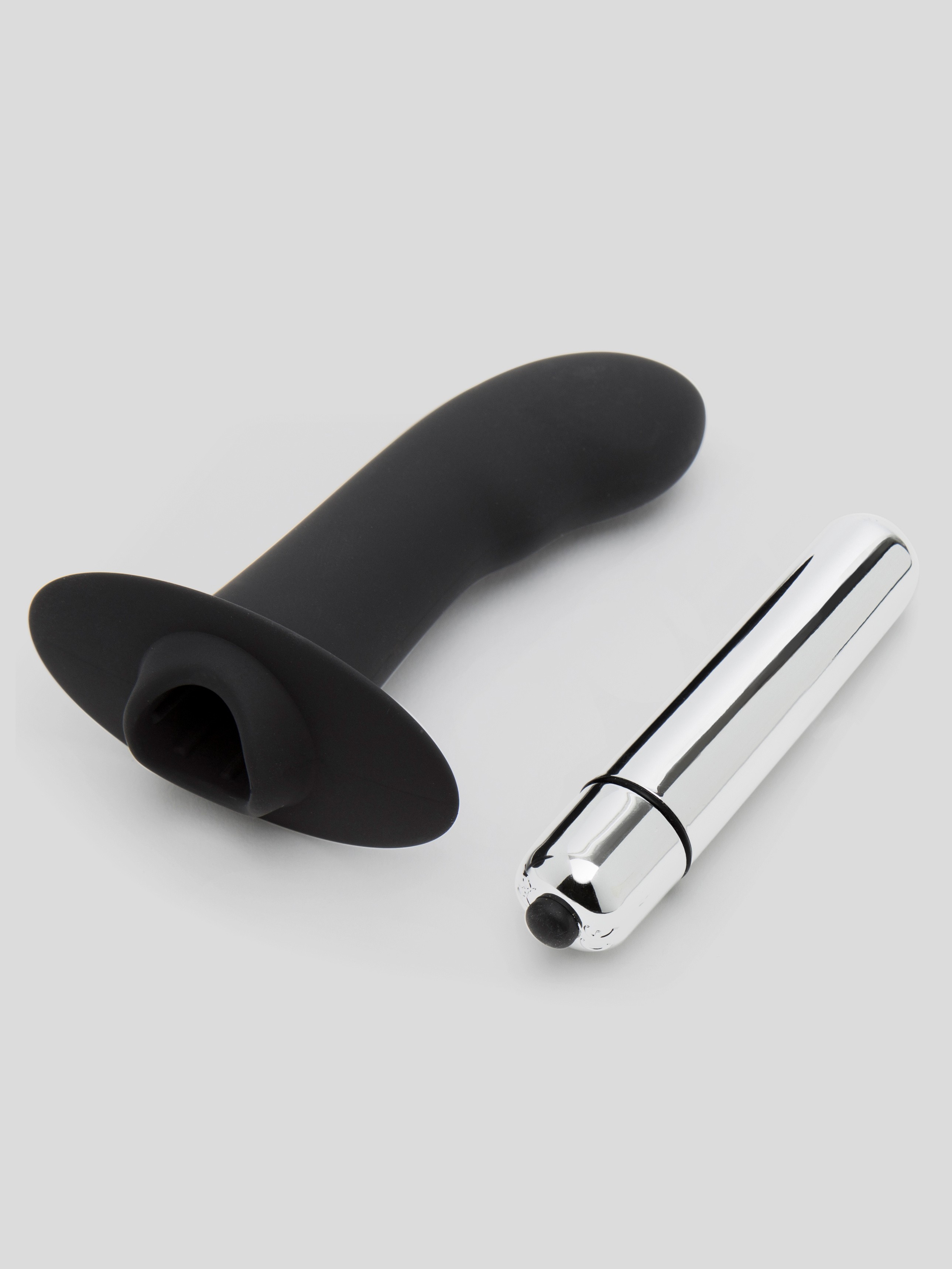 Lovehoney Backdoor Buzzer 10 Function Silicone Prostate Vibrator, Black, hi-res