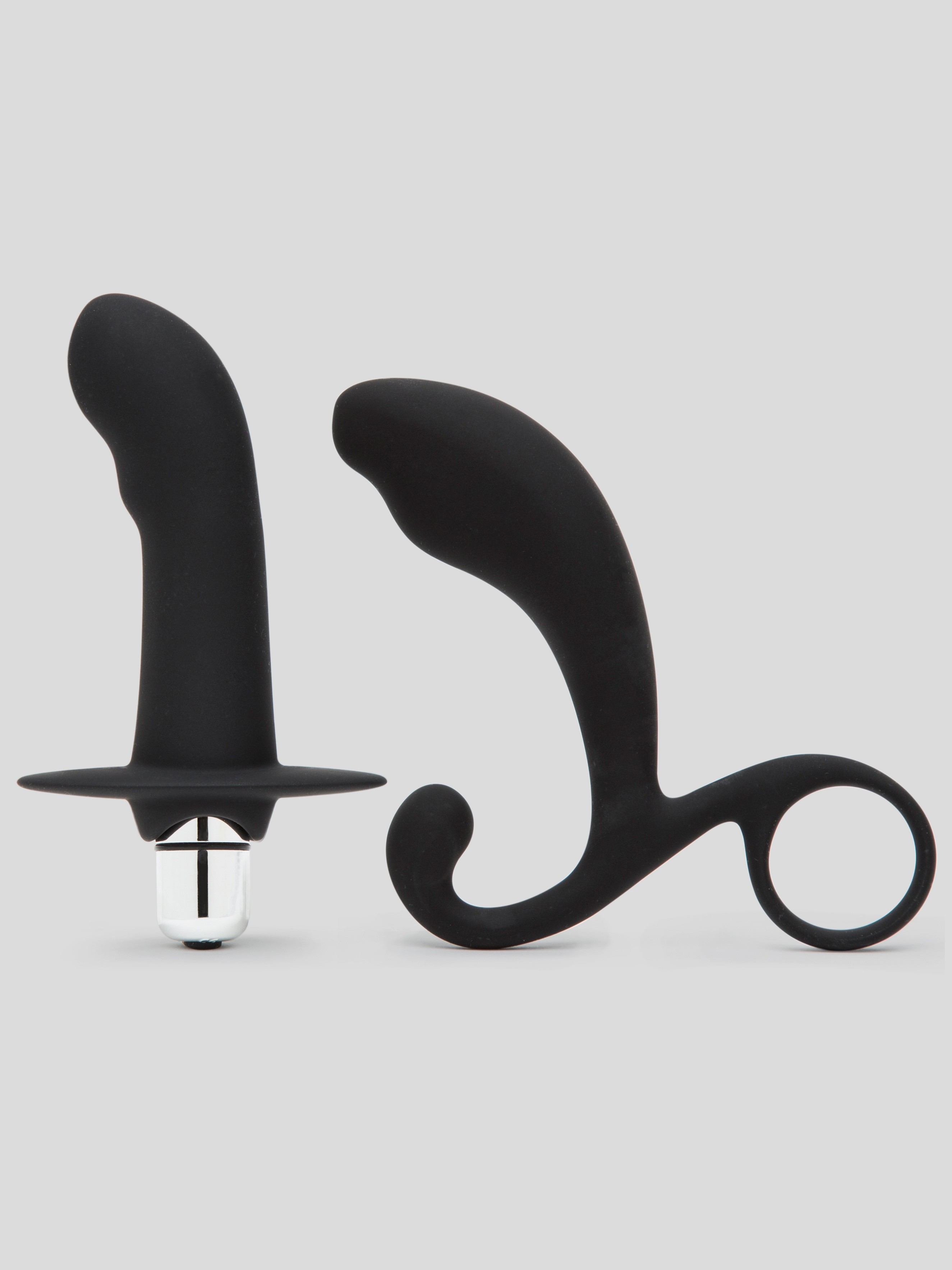 Lovehoney Derri&egrave;re Delights Prostate Massager Kit (6 Piece), Black, hi-res