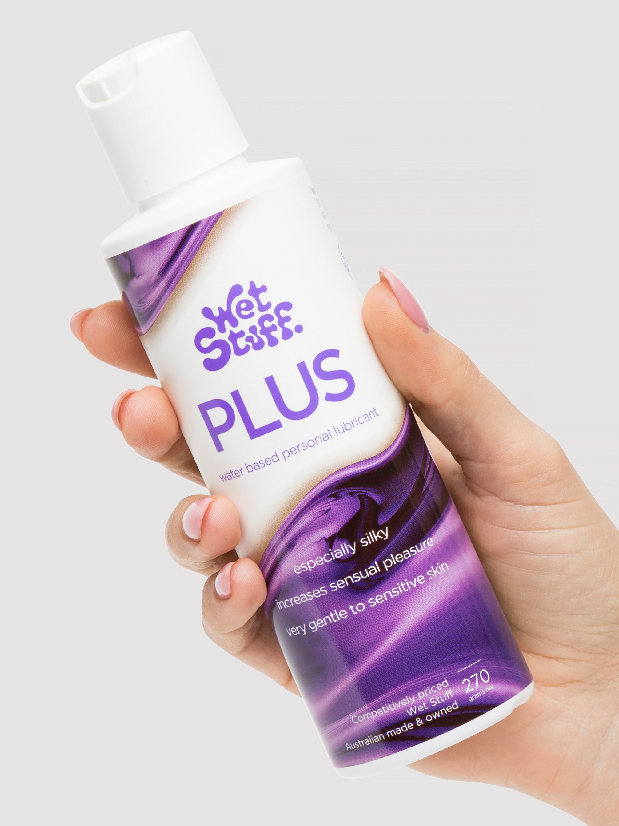 Wet Stuff Plus Silky Water Based Sensitive Lubricant 270ml, , hi-res