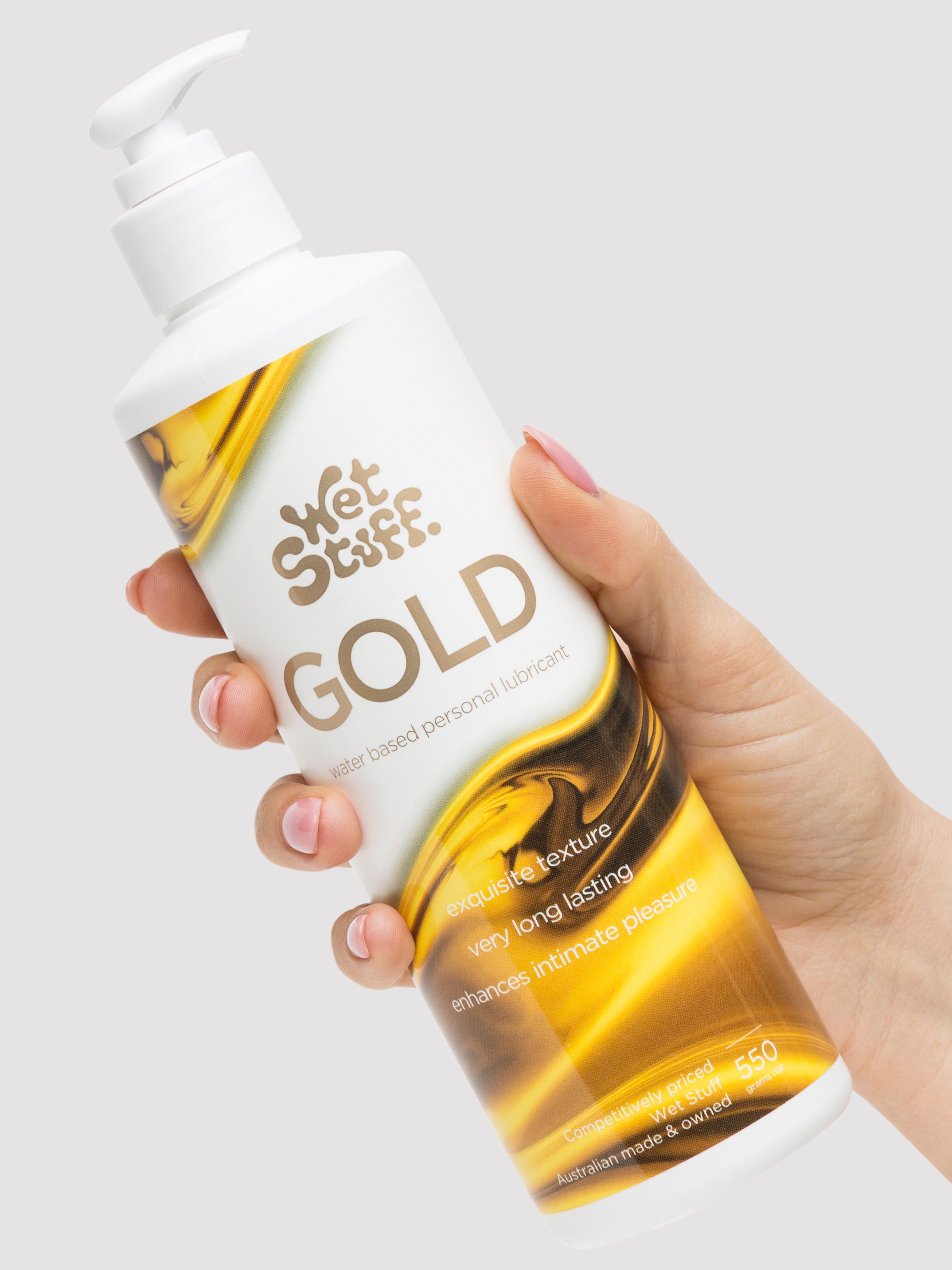 Wet Stuff Gold Water-Based Lubricant 550ml, , hi-res