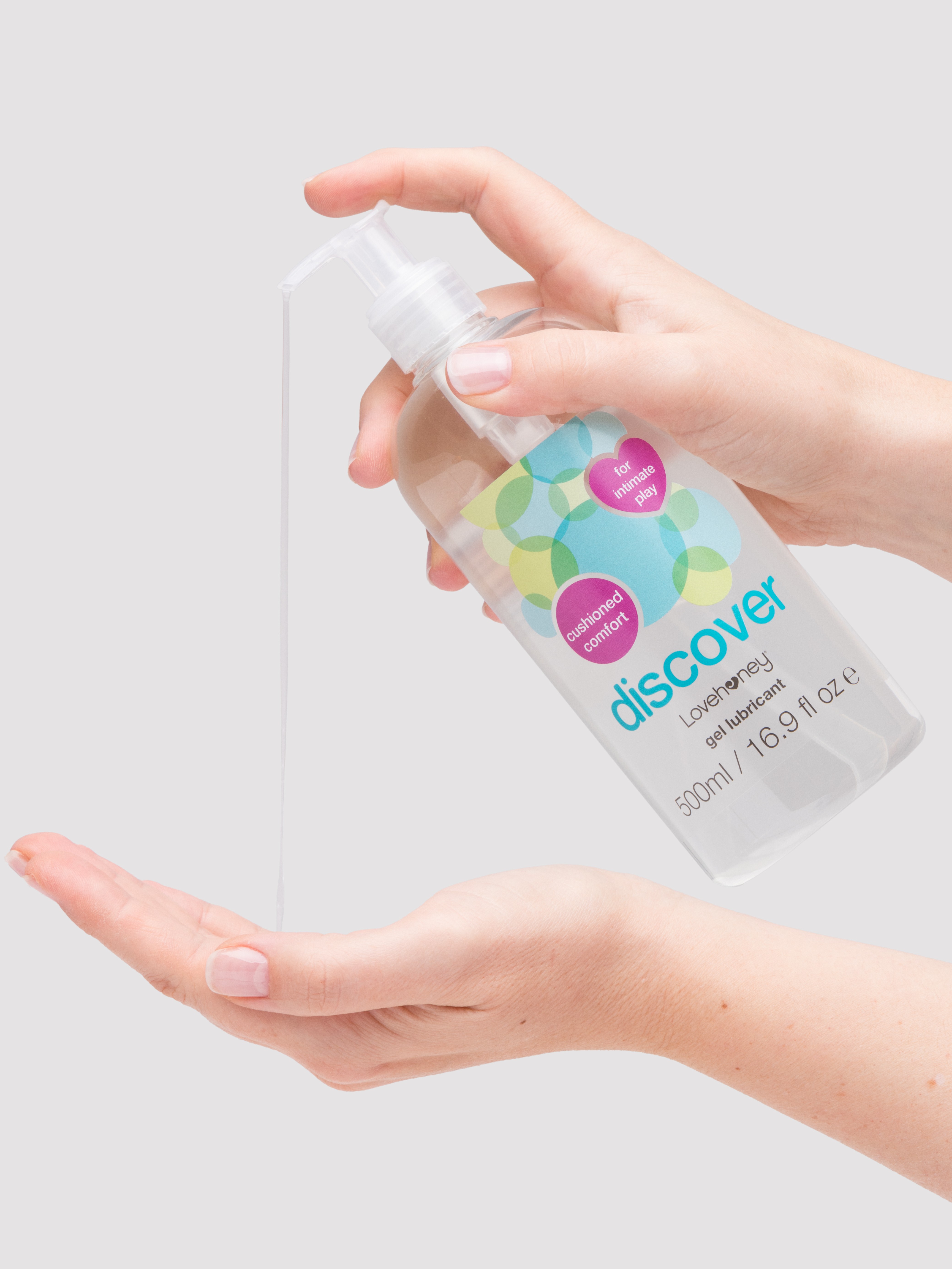 Lovehoney Discover Water-Based Anal Lubricant 500ml, , hi-res