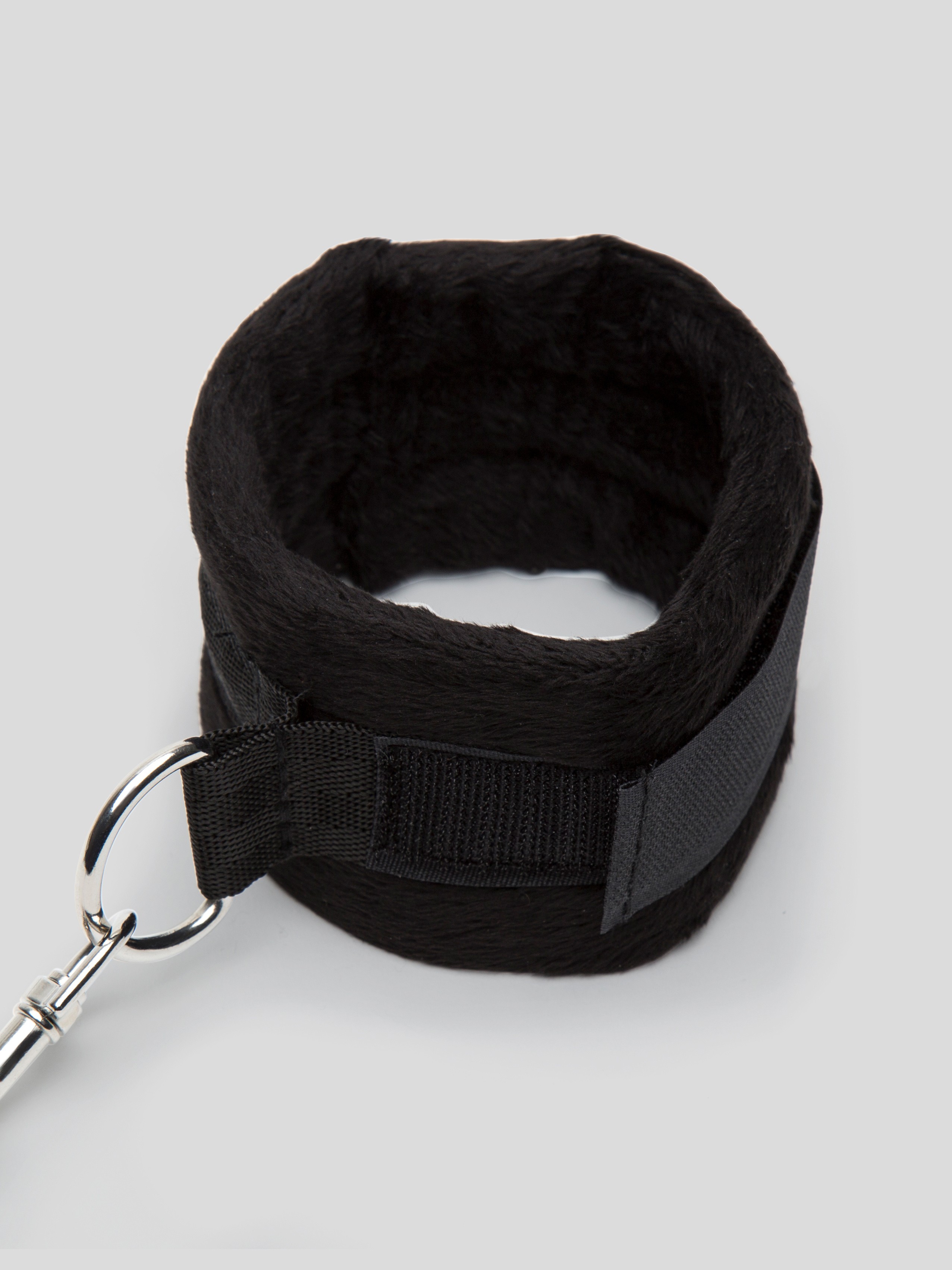 Bondage Boutique Expandable Spreader Bar and Cuffs Set, Black, hi-res