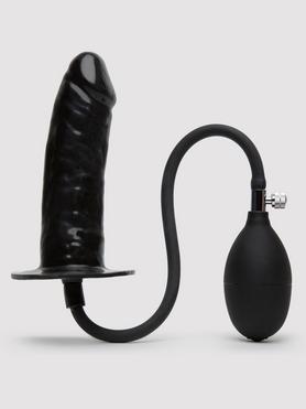 Cock Locker Inflatable Penis Butt Plug 6 Inch