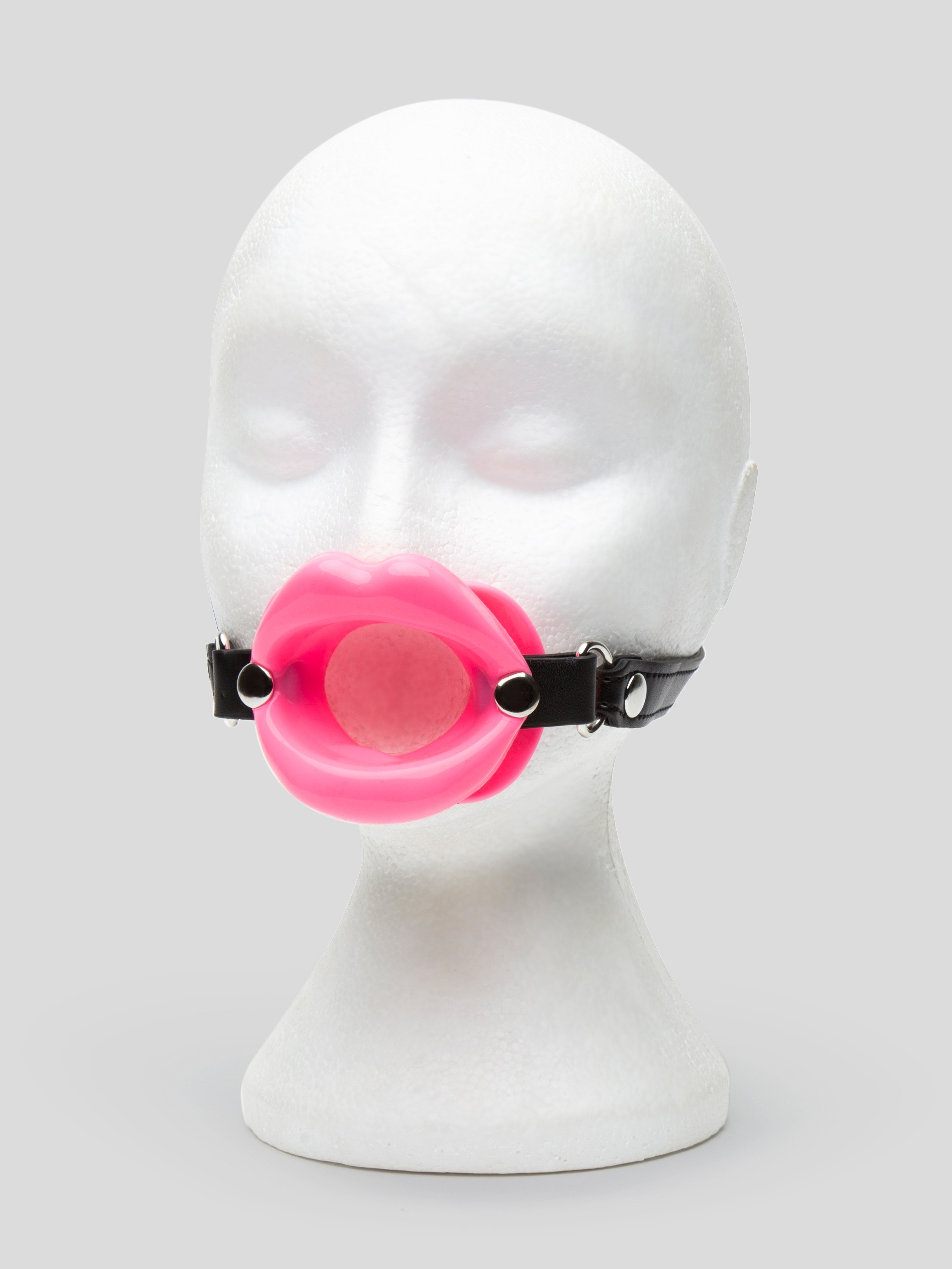 Sex & Mischief Pink Silicone Open Mouth Lip Gag, Pink, hi-res
