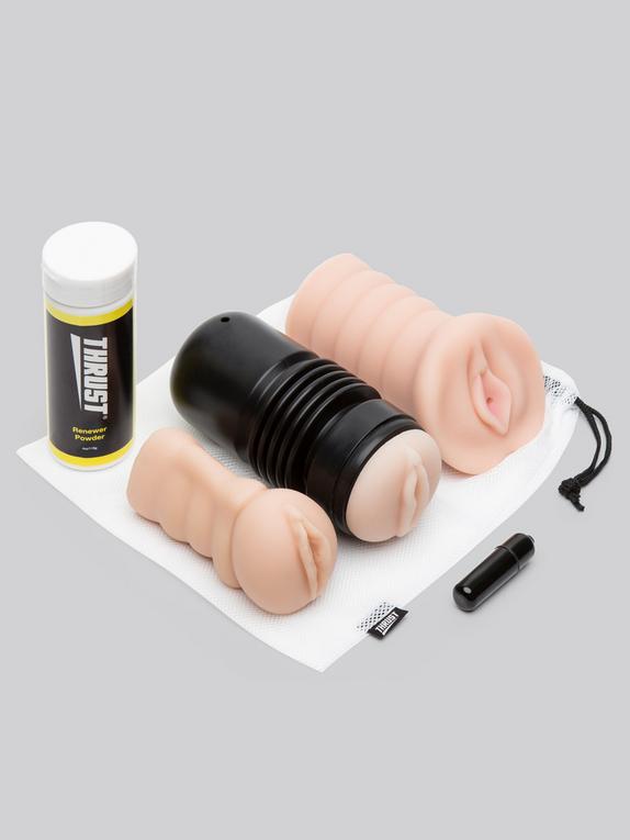 THRUST Full Force Realistic Vagina Kit (6 Piece), Flesh Pink, hi-res