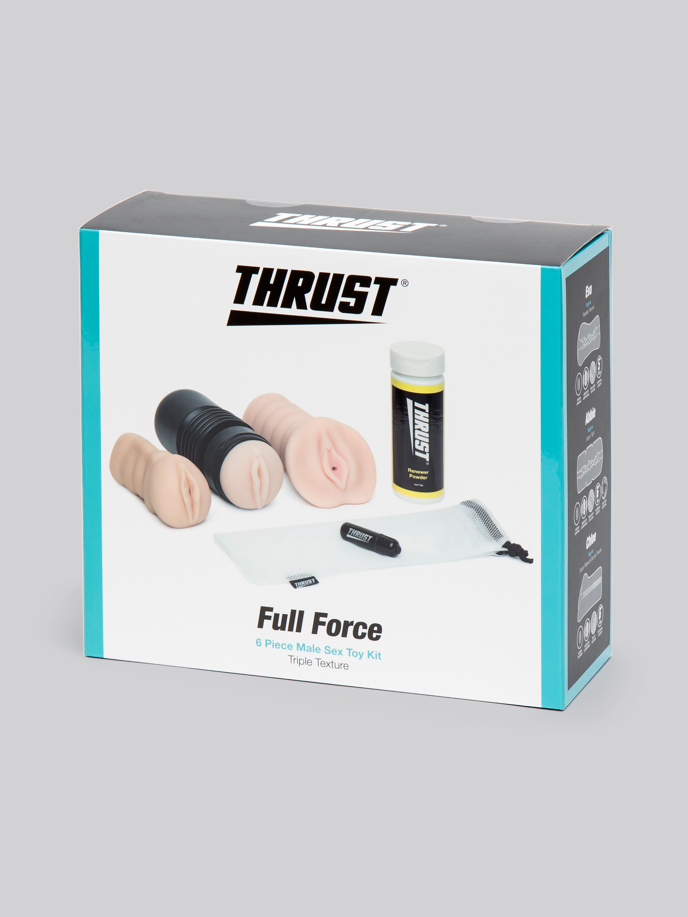 THRUST Full Force Realistic Vagina Kit (6 Piece), Flesh Pink, hi-res