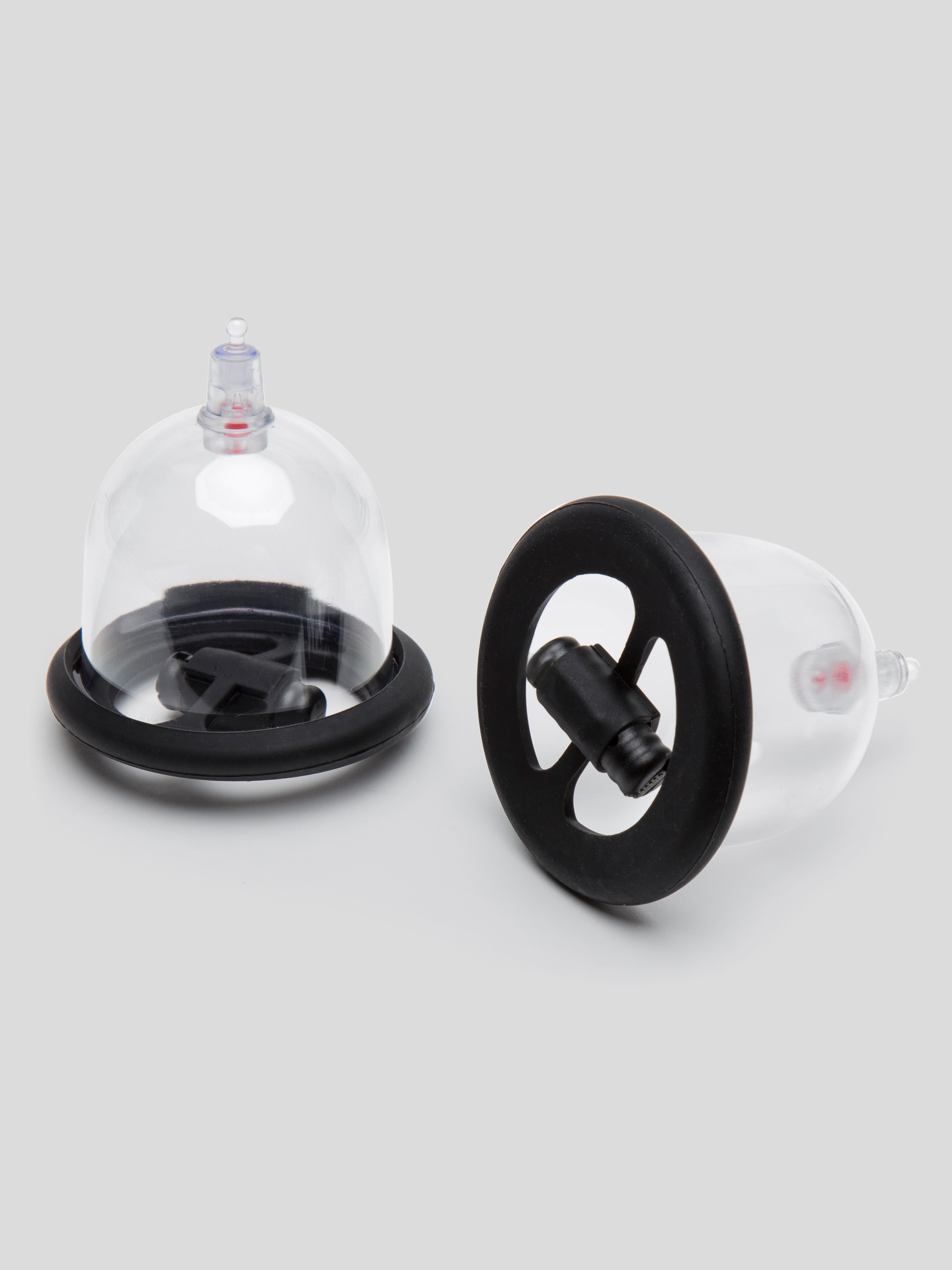 Bad Kitty Vibrating Nipple Sucker Cups, Clear, hi-res