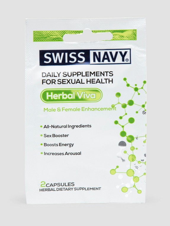 Swiss Navy Unisex Herbal Supplement (2 Capsules)