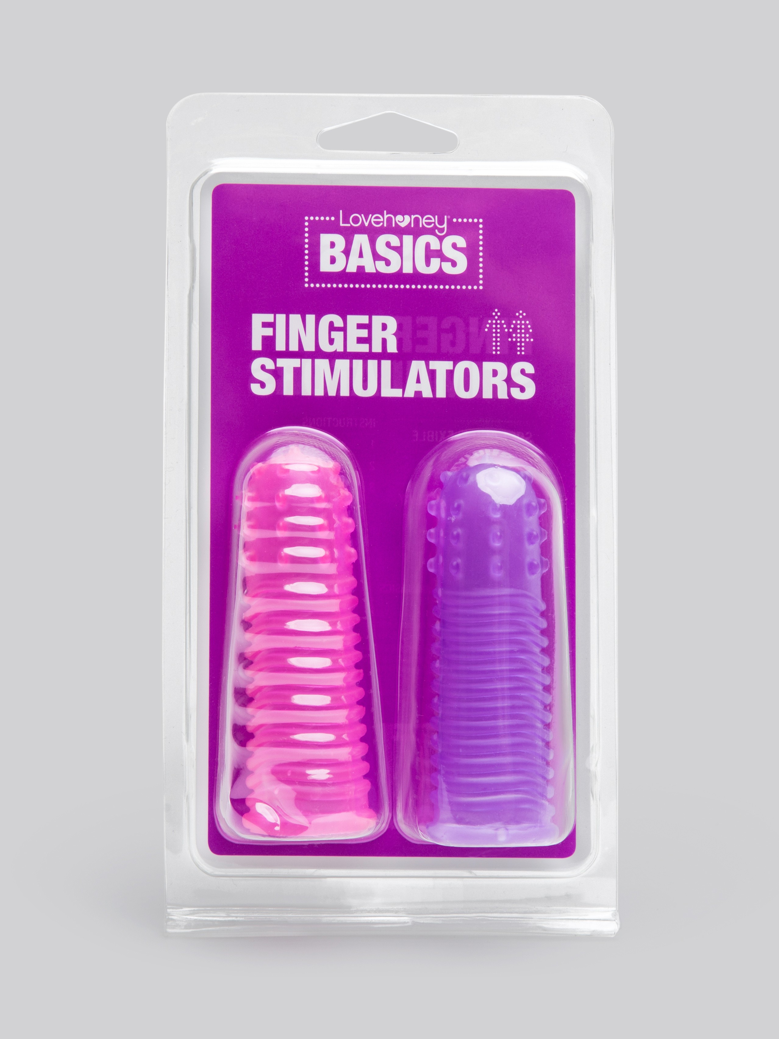 BASICS Finger Stimulators (2 Pack), Pink, hi-res