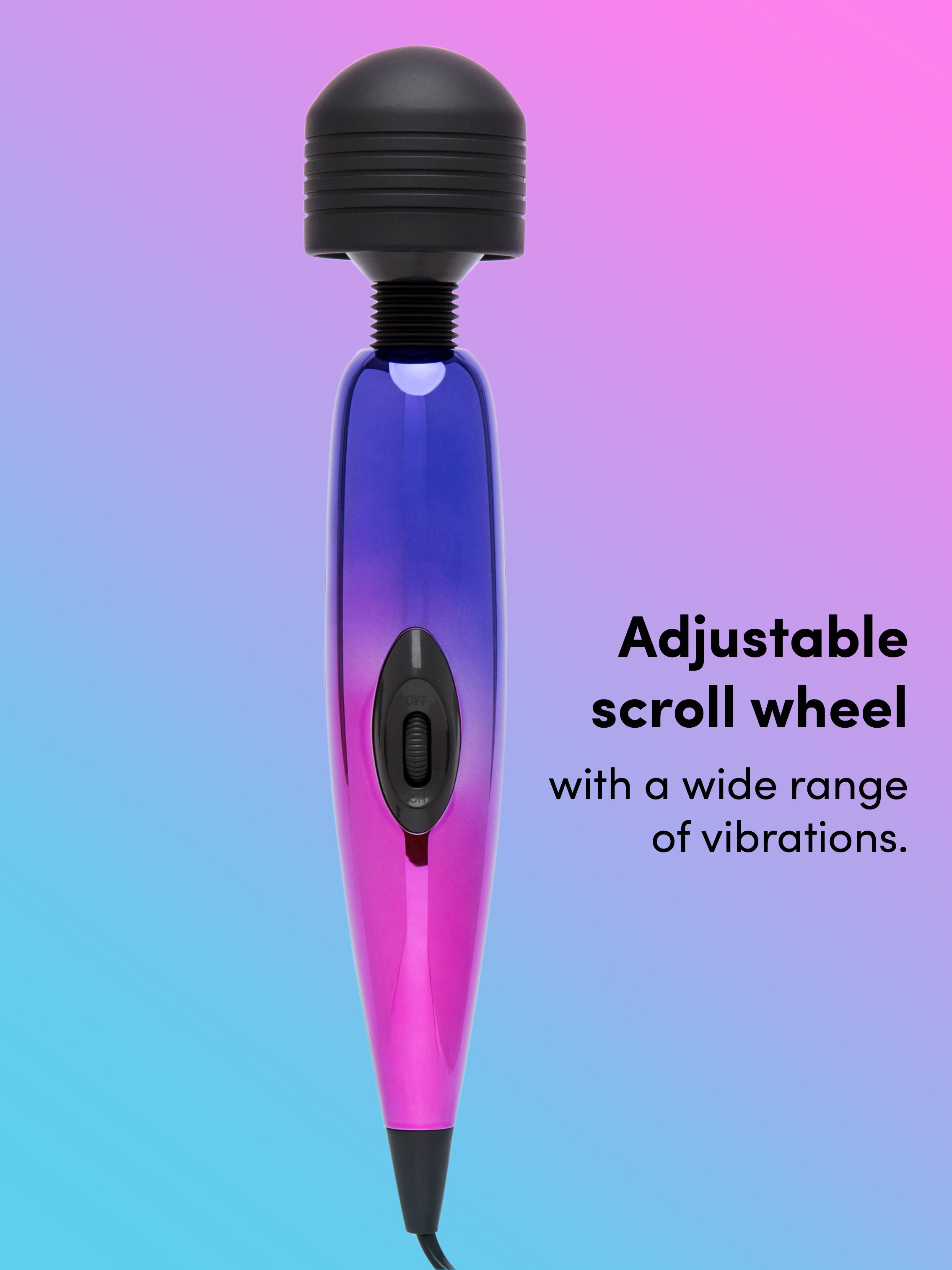 Lovehoney Extra Powerful Multispeed Mains Powered Magic Wand Vibrator, Pink, hi-res