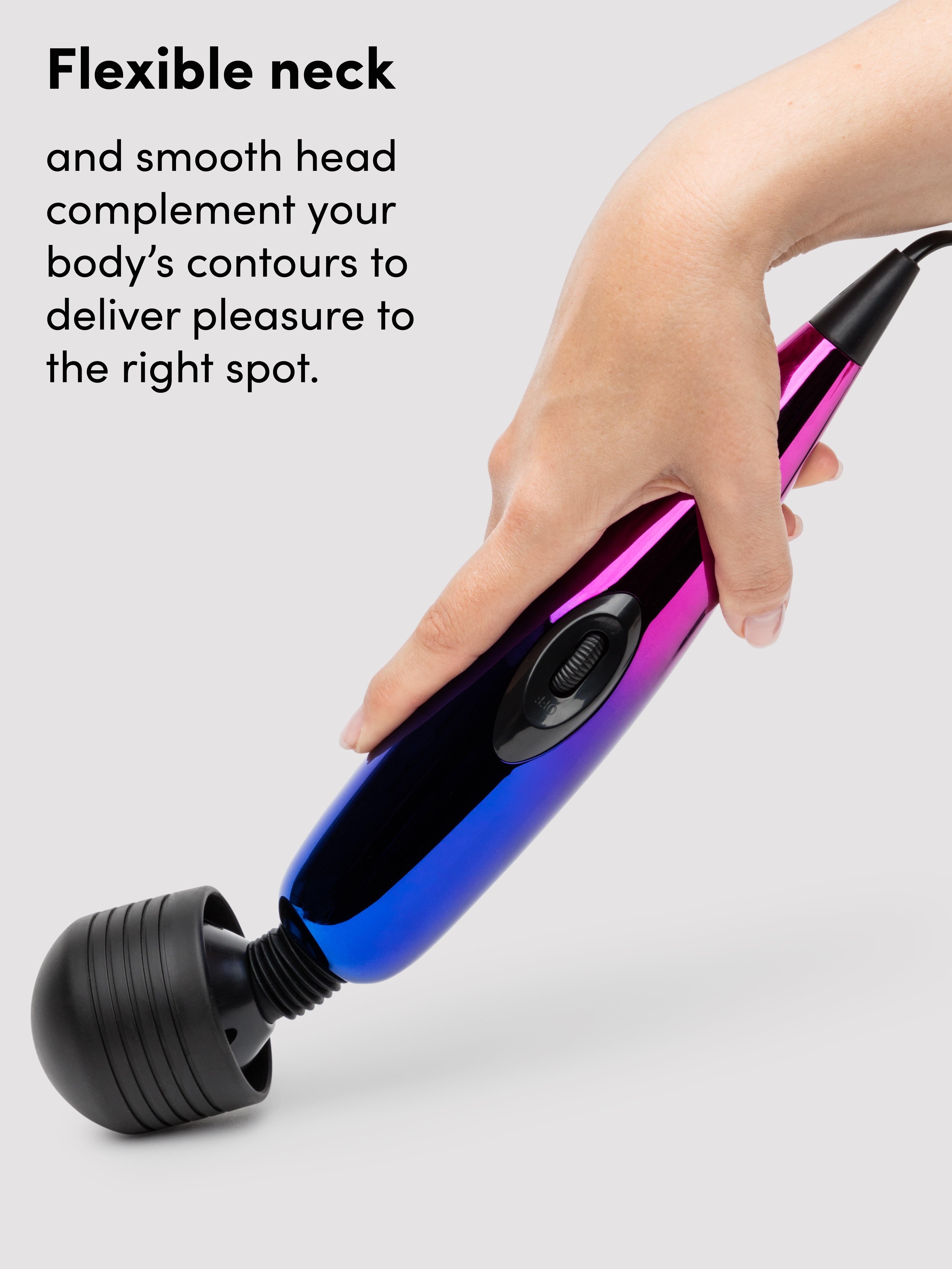 Lovehoney Extra Powerful Multispeed Mains Powered Magic Wand Vibrator, Pink, hi-res