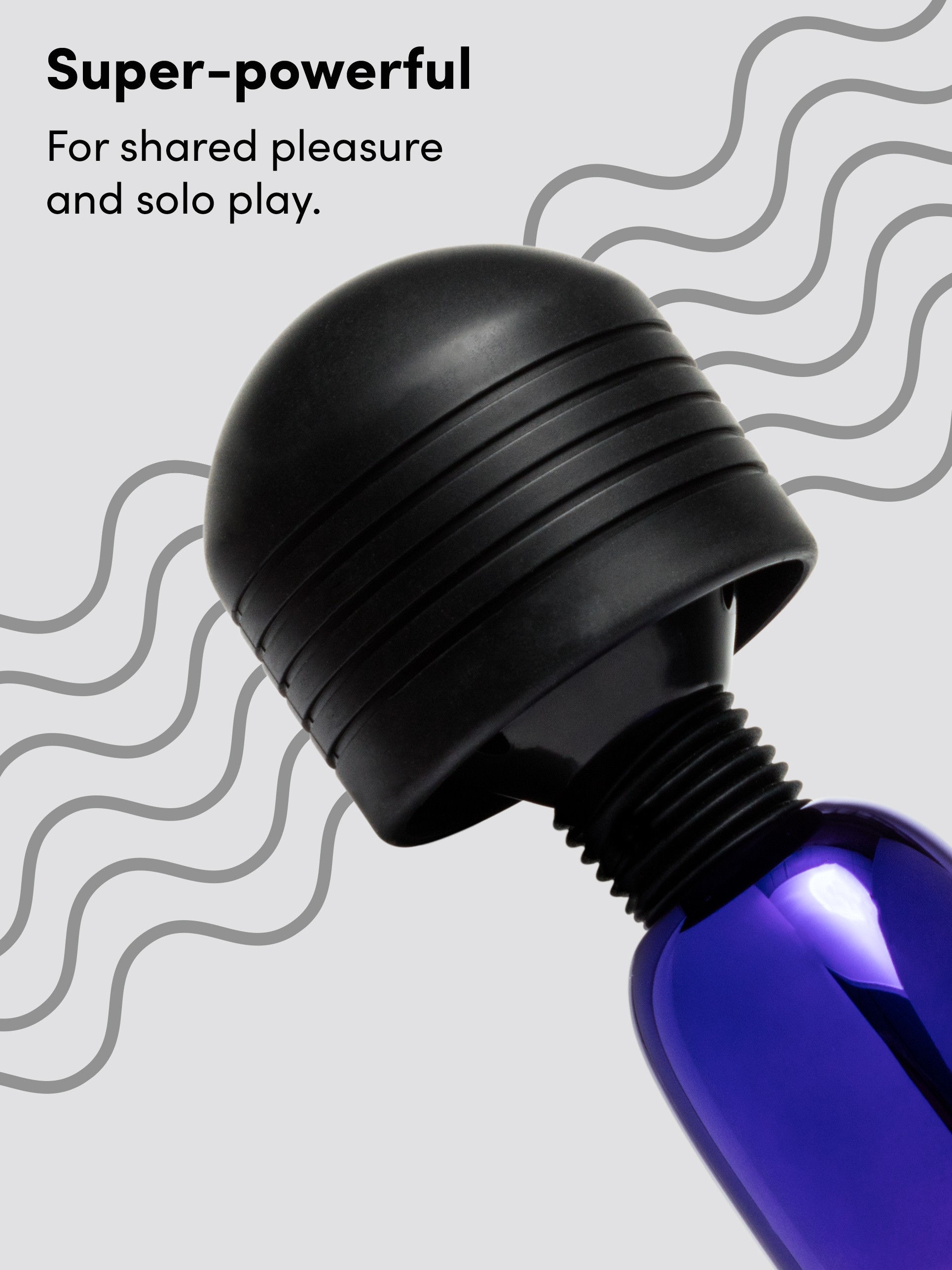 Lovehoney Metallic Classic Mains Powered Massage Wand Vibrator , Pink, hi-res