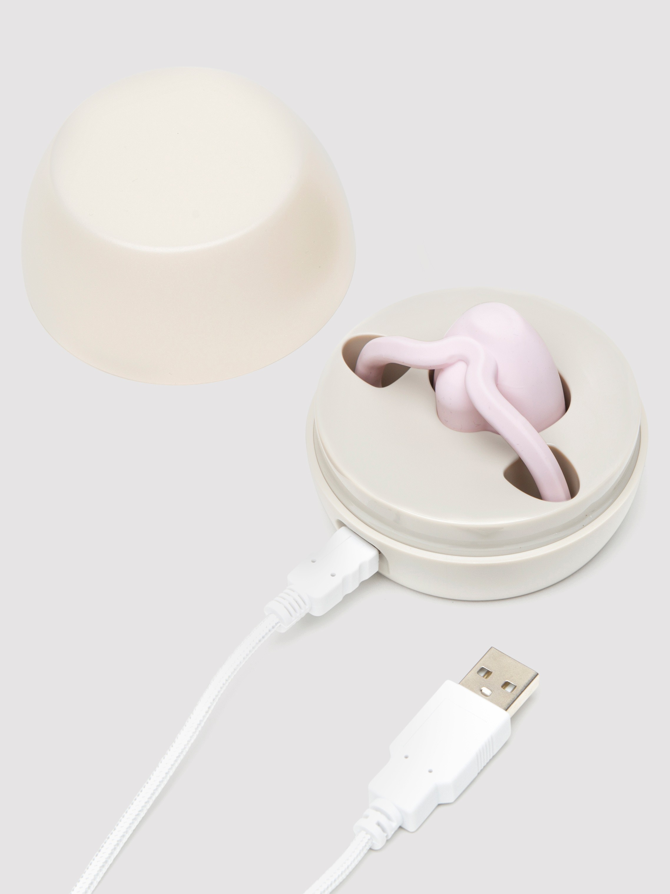 Dame Eva II Hands-Free Rechargeable Clitoral Vibrator, Pink, hi-res