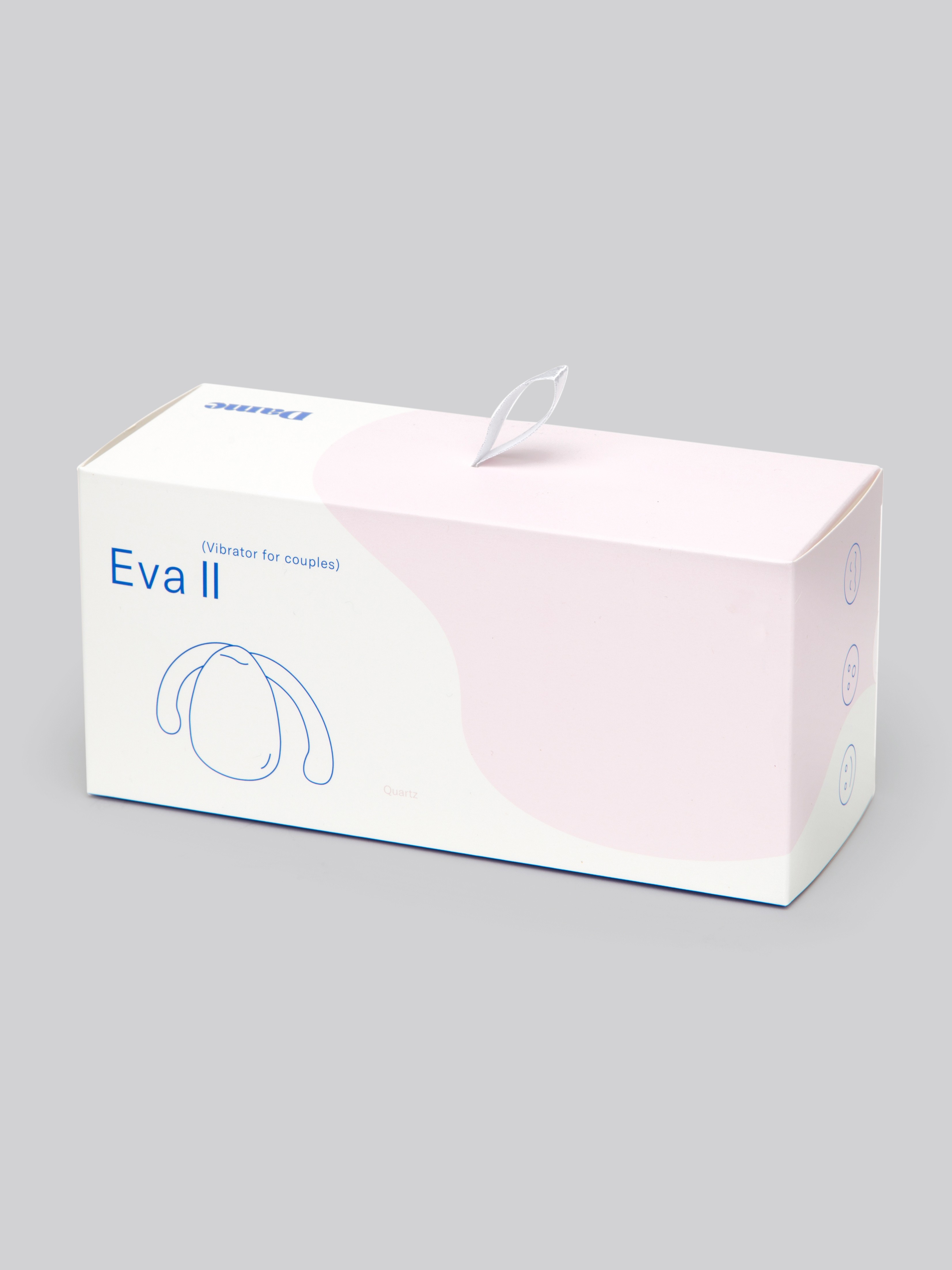 Dame Eva II Hands-Free Rechargeable Clitoral Vibrator, Pink, hi-res