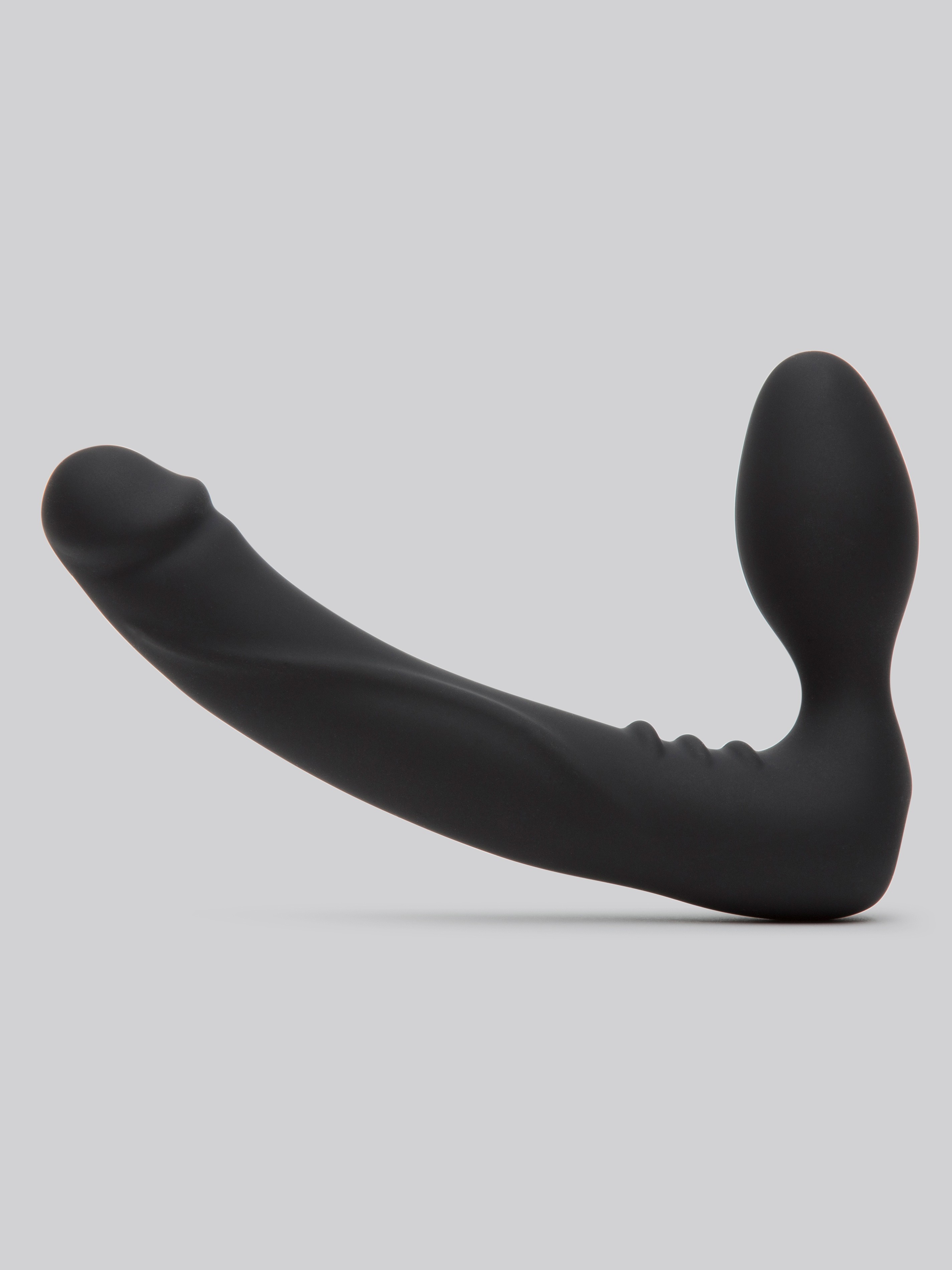 Tracey Cox Supersex Rechargeable Remote Control Strapless Strap-On Vibrator, Black, hi-res