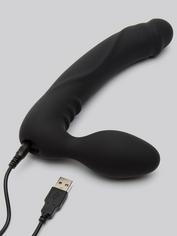 Tracey Cox Supersex Rechargeable Remote Control Strapless Strap-On Vibrator, Black, hi-res