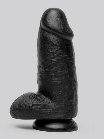 King Cock Mega Chubby Realistic Black Suction Cup Dildo 7 Inch