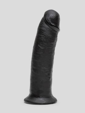 King Cock Extra Girthy Ultra Realistic Black Suction Cup Dildo 9.5 Inch