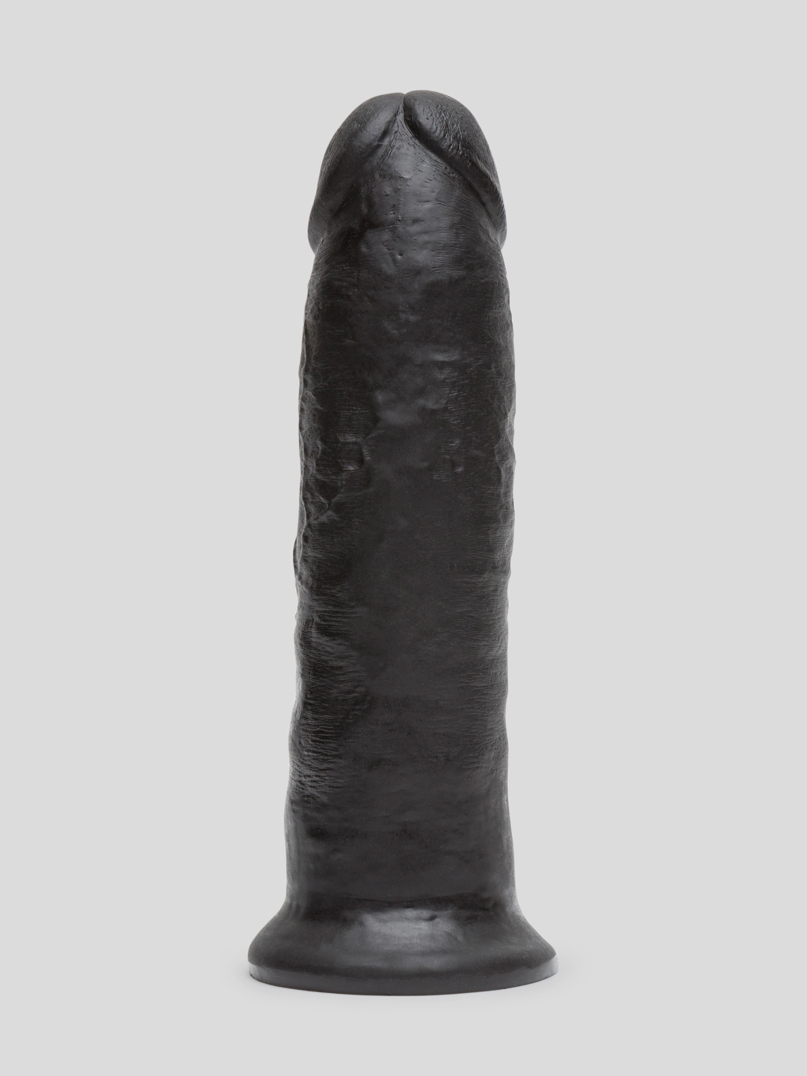 King Cock Extra Girthy Ultra Realistic Black Suction Cup Dildo 9.5 Inch, Black, hi-res