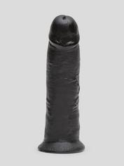King Cock Extra Girthy Ultra Realistic Black Suction Cup Dildo 9.5 Inch, Black, hi-res