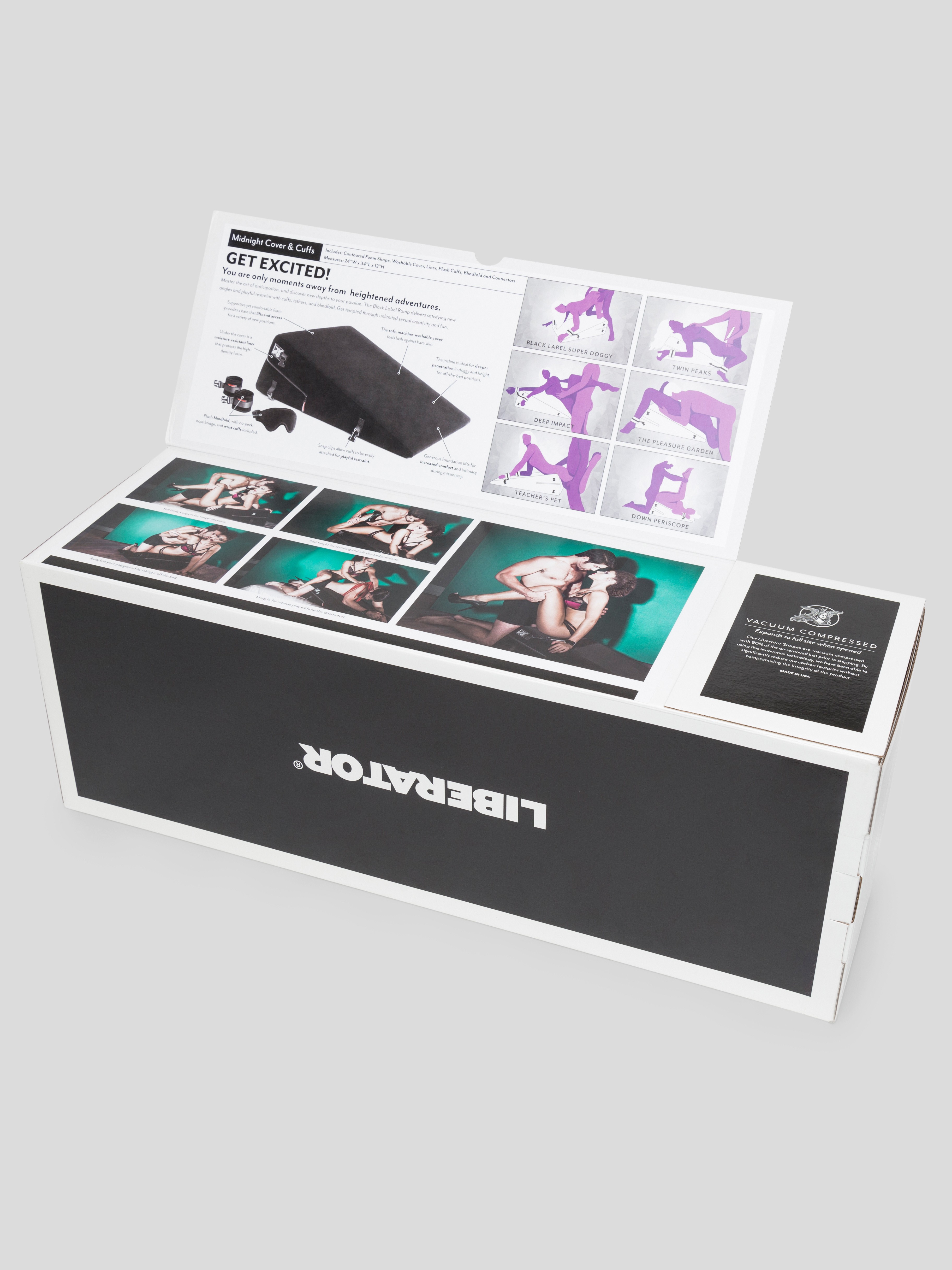 Liberator Black Label Sex Position Ramp Set, Black, hi-res