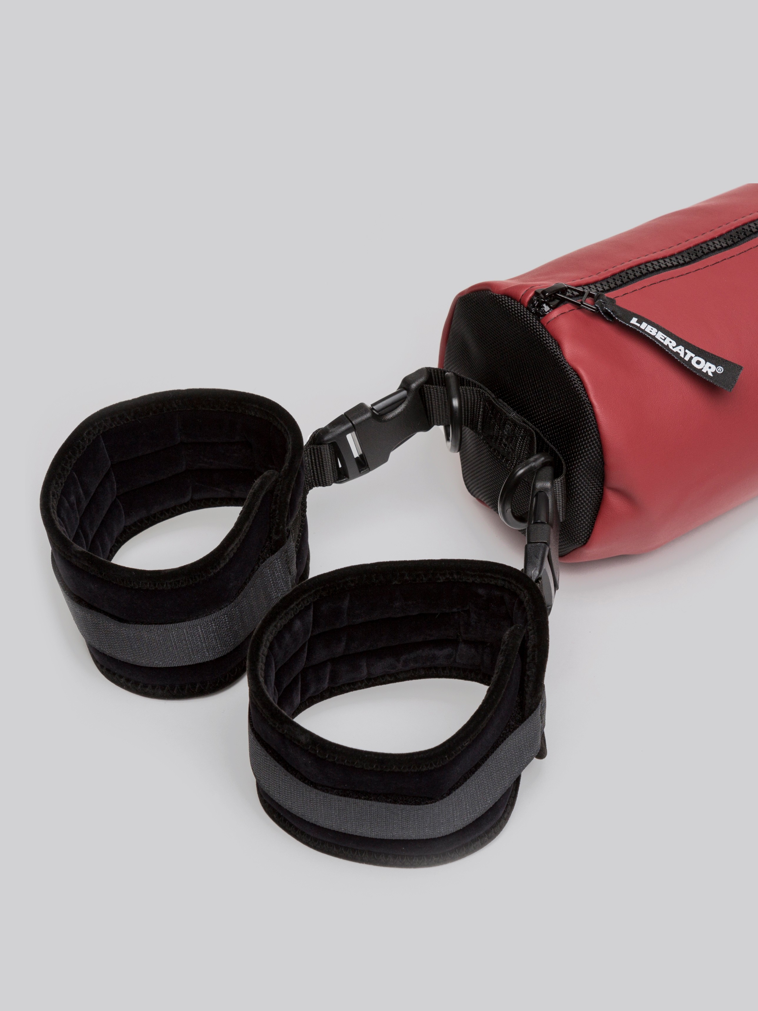 Liberator Talea Spreader Bar Cushion with Cuffs, Black, hi-res