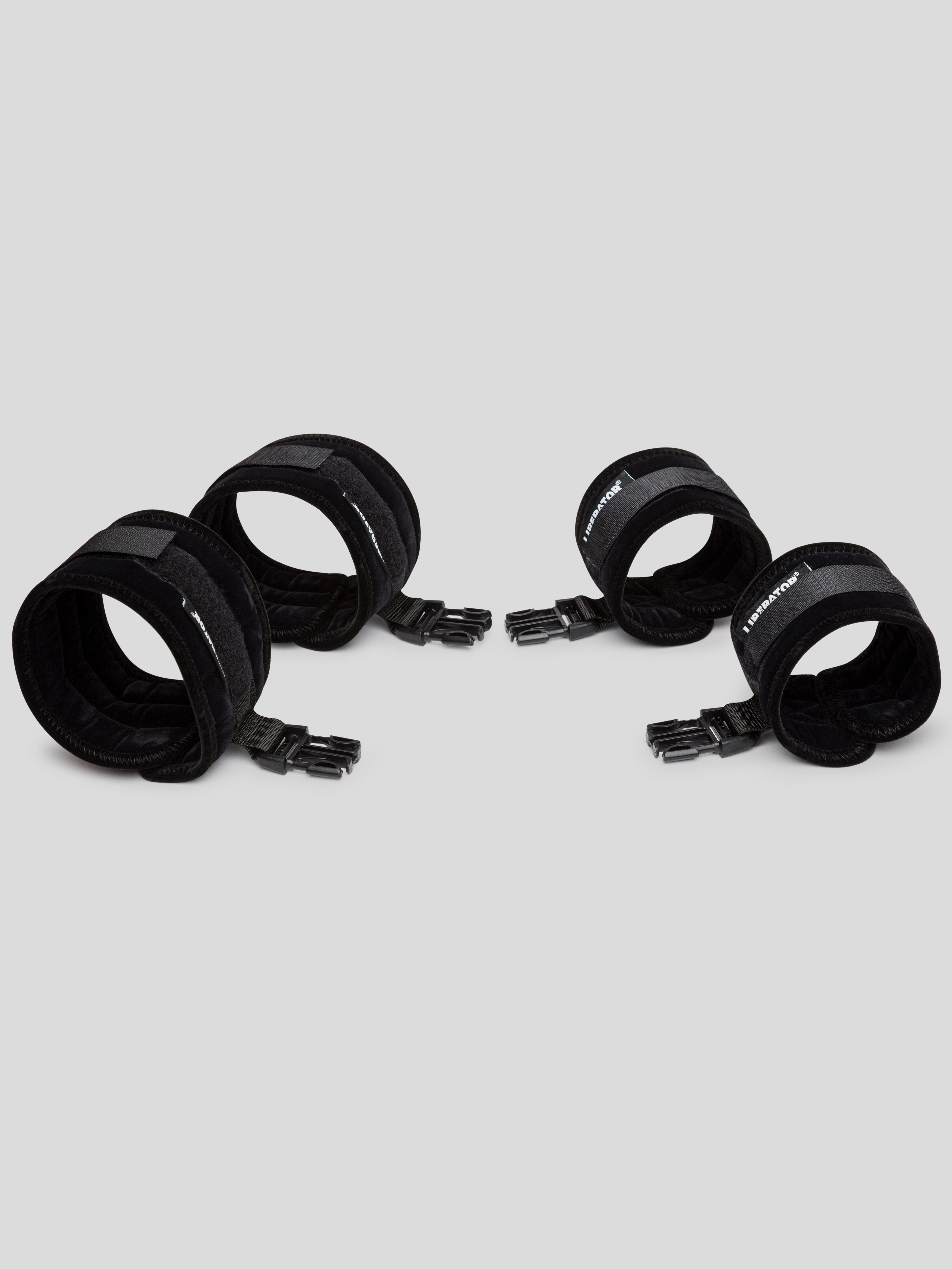 Liberator Talea Spreader Bar Cushion with Cuffs, Black, hi-res