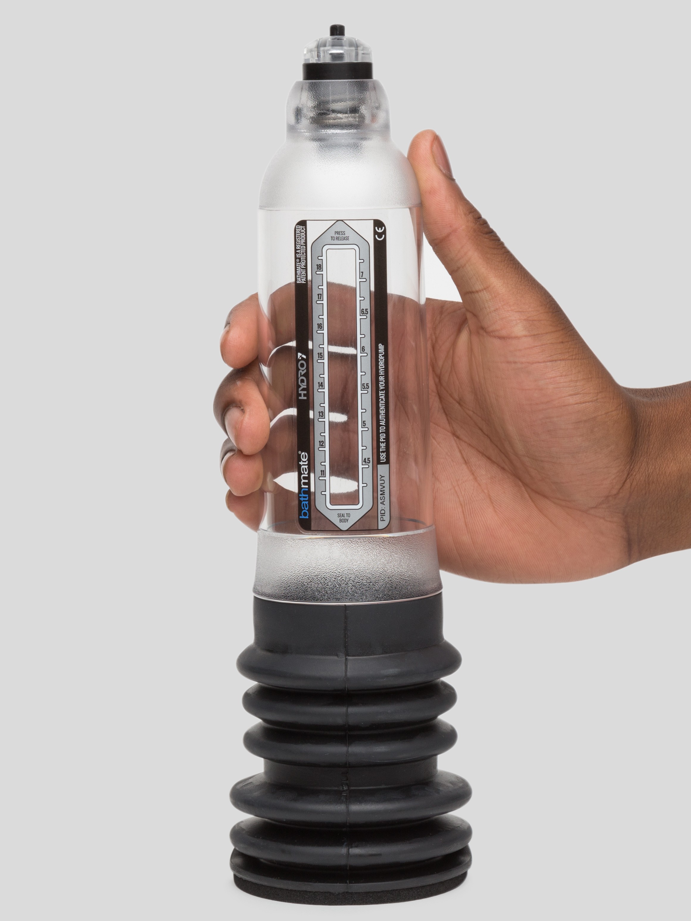 Bathmate HYDRO7 Penis Pump Clear 5-7 Inches, Clear, hi-res