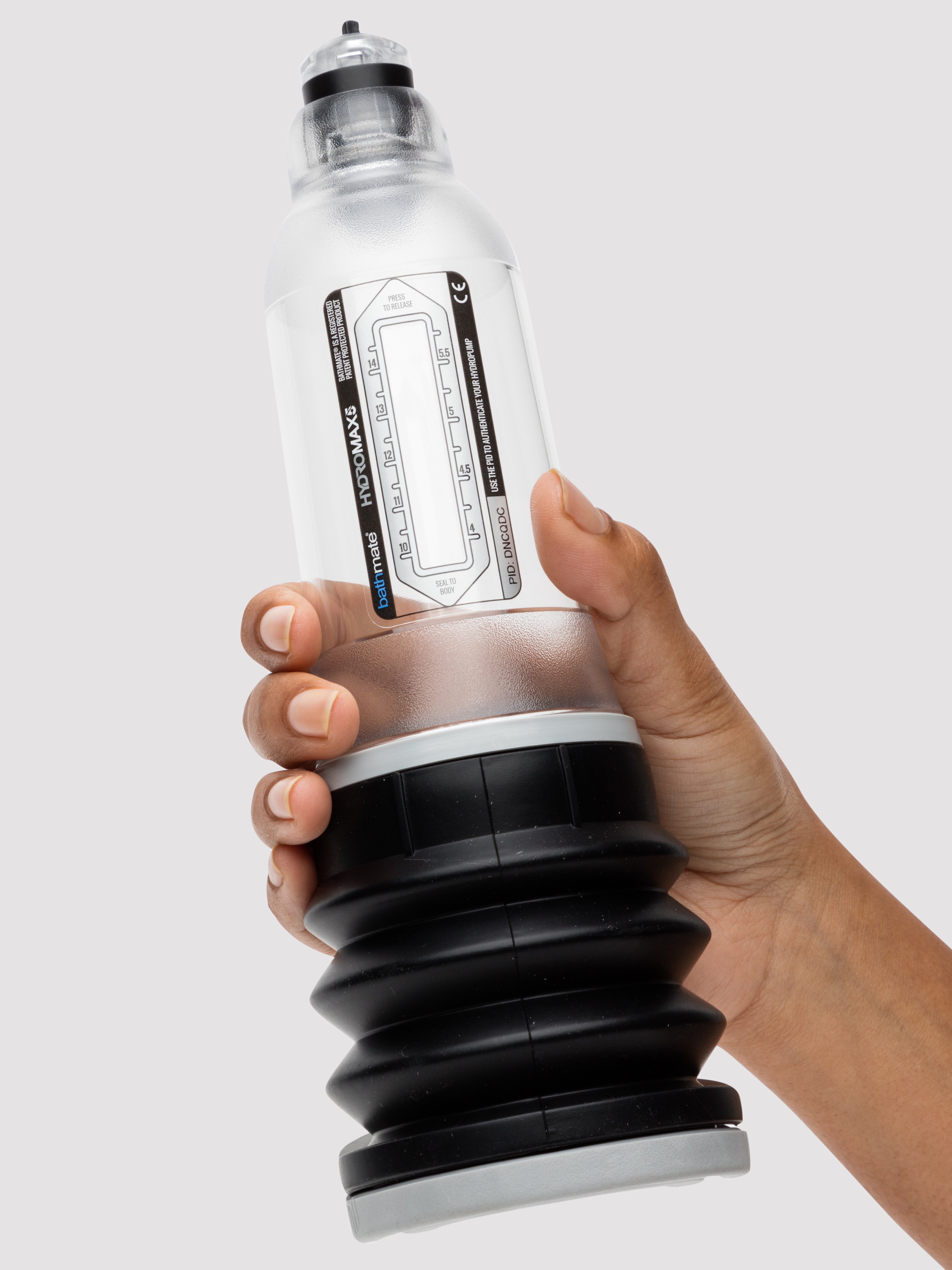 Bathmate HYDROMAX5 Penis Pump Clear 3-5 Inches, Clear, hi-res