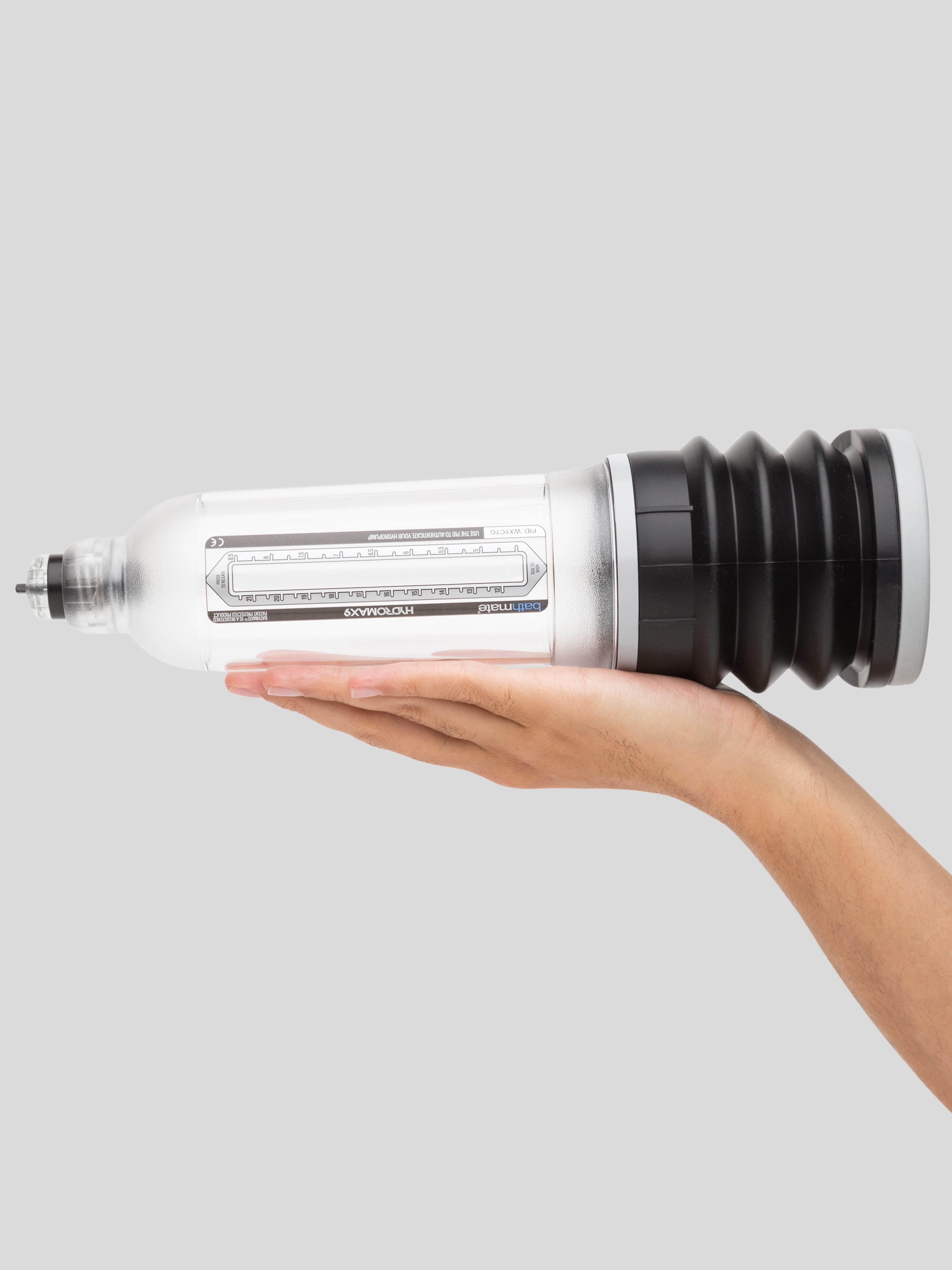 Bathmate HYDROMAX9 Penis Pump Clear 7-9 Inches, Clear, hi-res