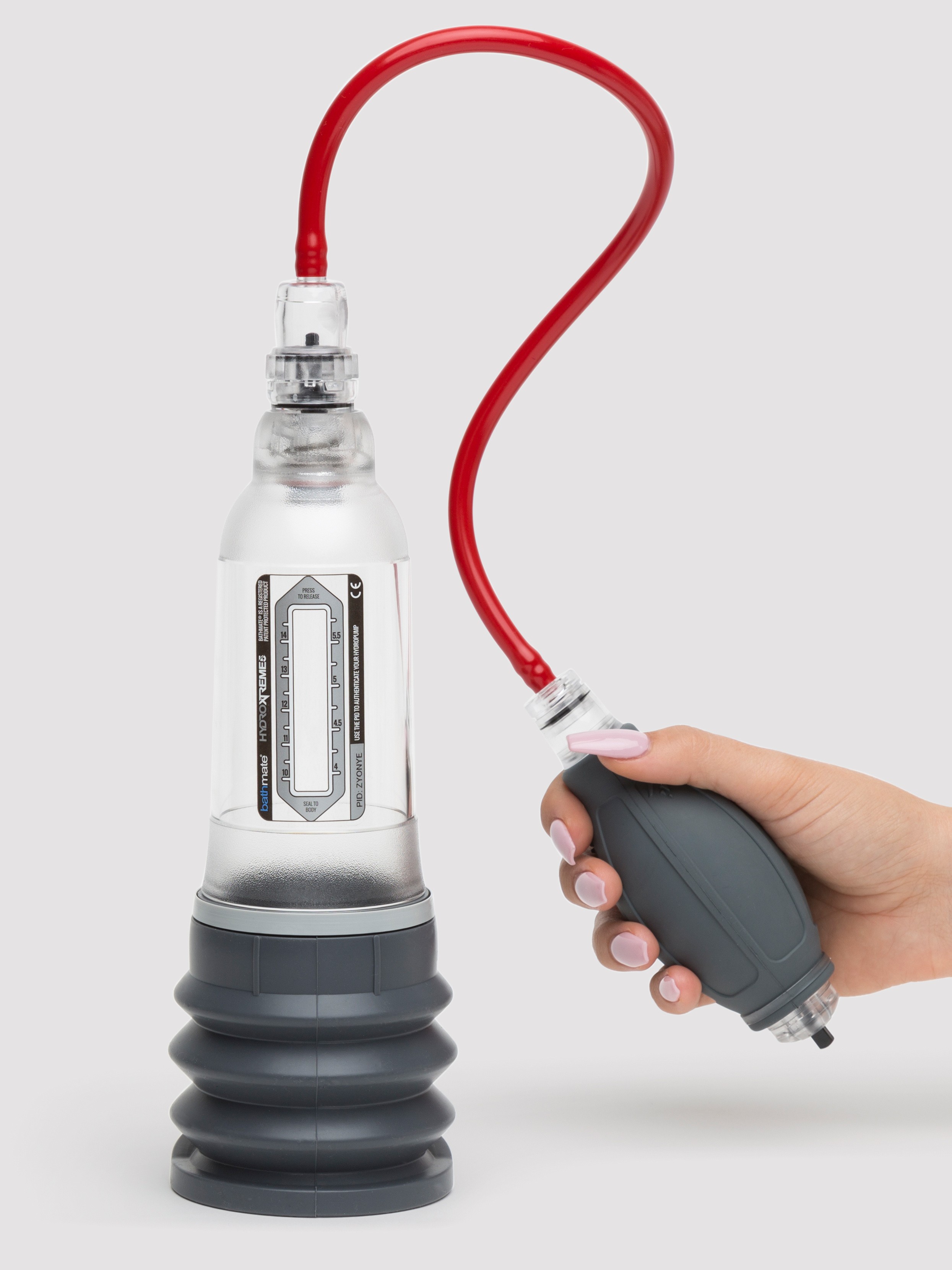 Bathmate HYDROXTREME 5 Penis Pump Clear 3-5 Inches, Clear, hi-res