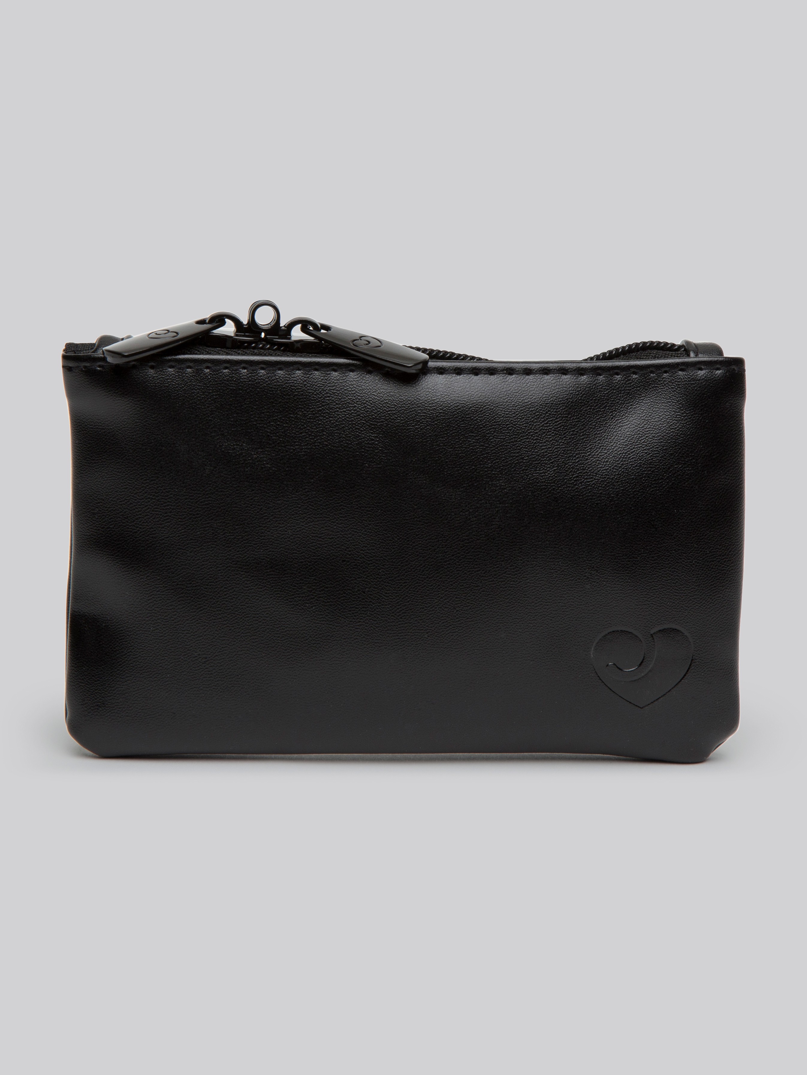 Desire Luxury Rechargeable Vibrating Double Love Ring, Black, hi-res