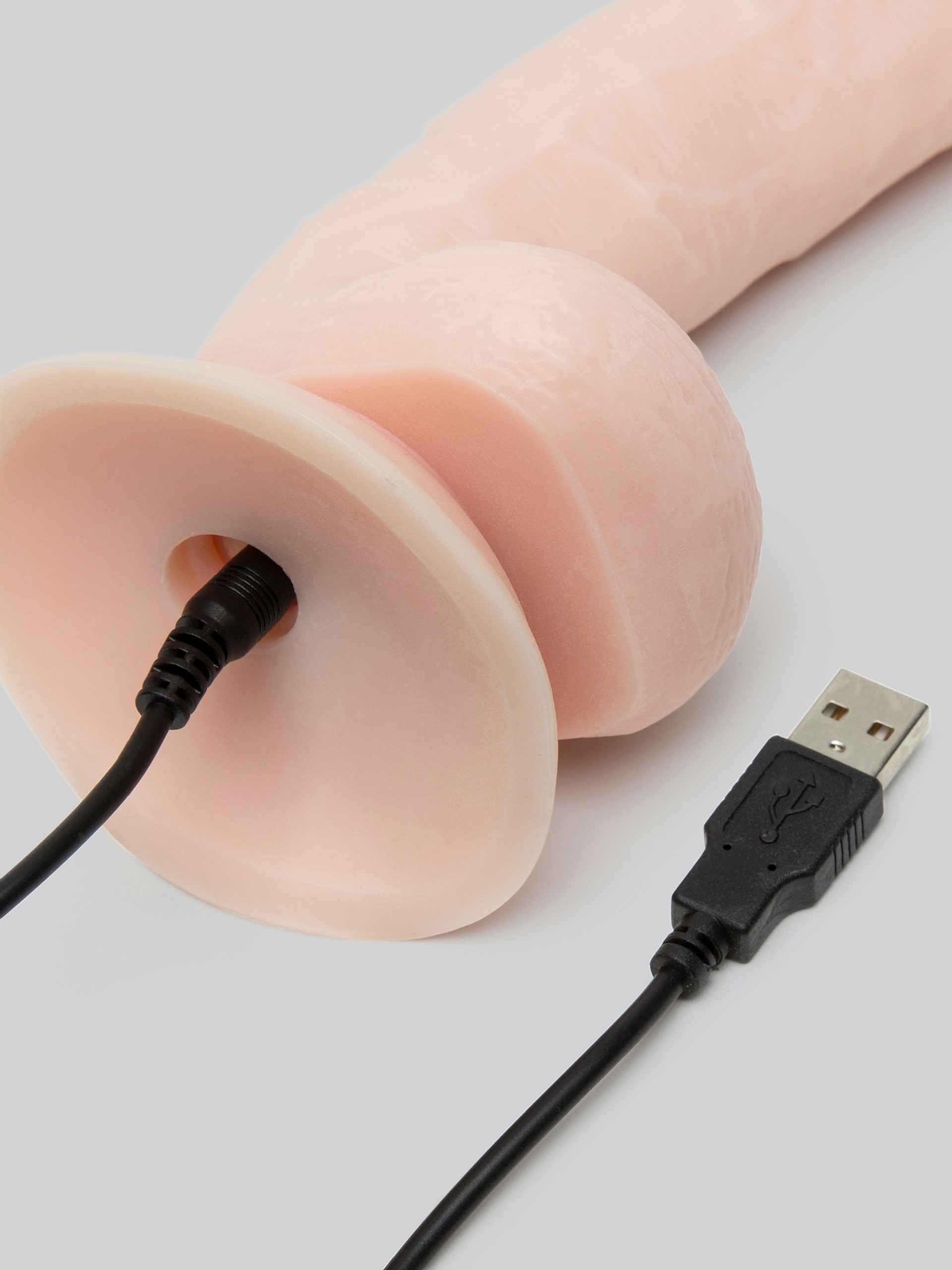 Lifelike Lover Classic Rechargeable Remote Control Dildo 6 Inch, Flesh Pink, hi-res