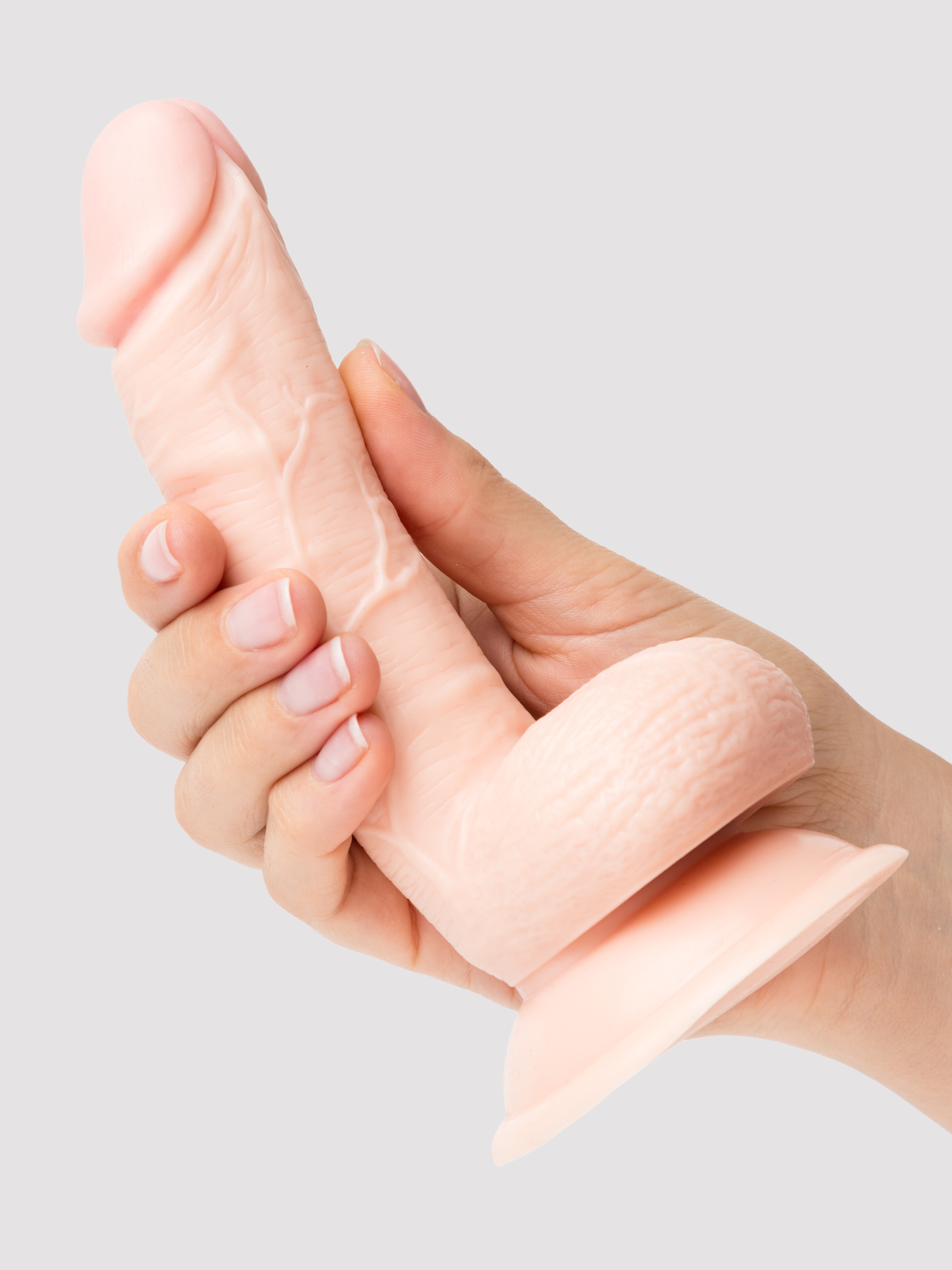 Lifelike Lover Classic Dual-Density Ultra Realistic Dildo 6 Inch, Flesh Pink, hi-res