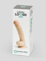 Lifelike Lover Classic Dual Density Ultra Realistic Dildo 8 Inch, Flesh Pink, hi-res