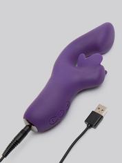 Desire Luxury Rechargeable G-Kiss G-Spot and Clitoral Vibrator, Purple, hi-res