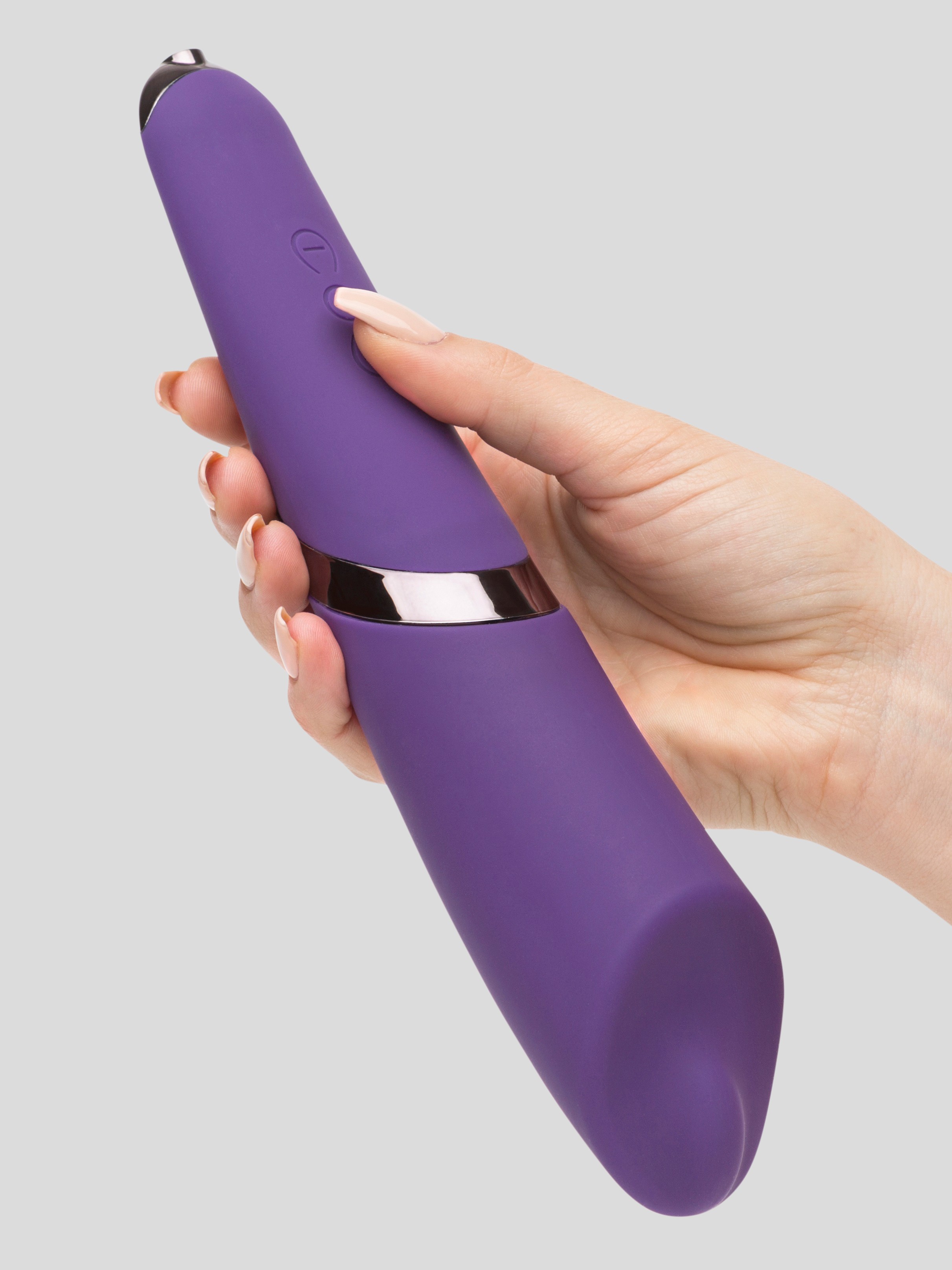 Desire Luxury Rechargeable Wand Vibrator, Purple, hi-res