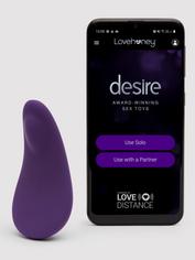 Desire Luxury App Controlled Rechargeable Panty Vibrator, Purple, hi-res