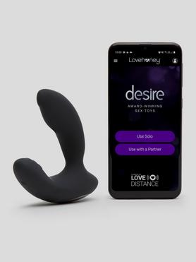 Stimulateur de prostate vibrant connecté rechargeable luxe, Desire