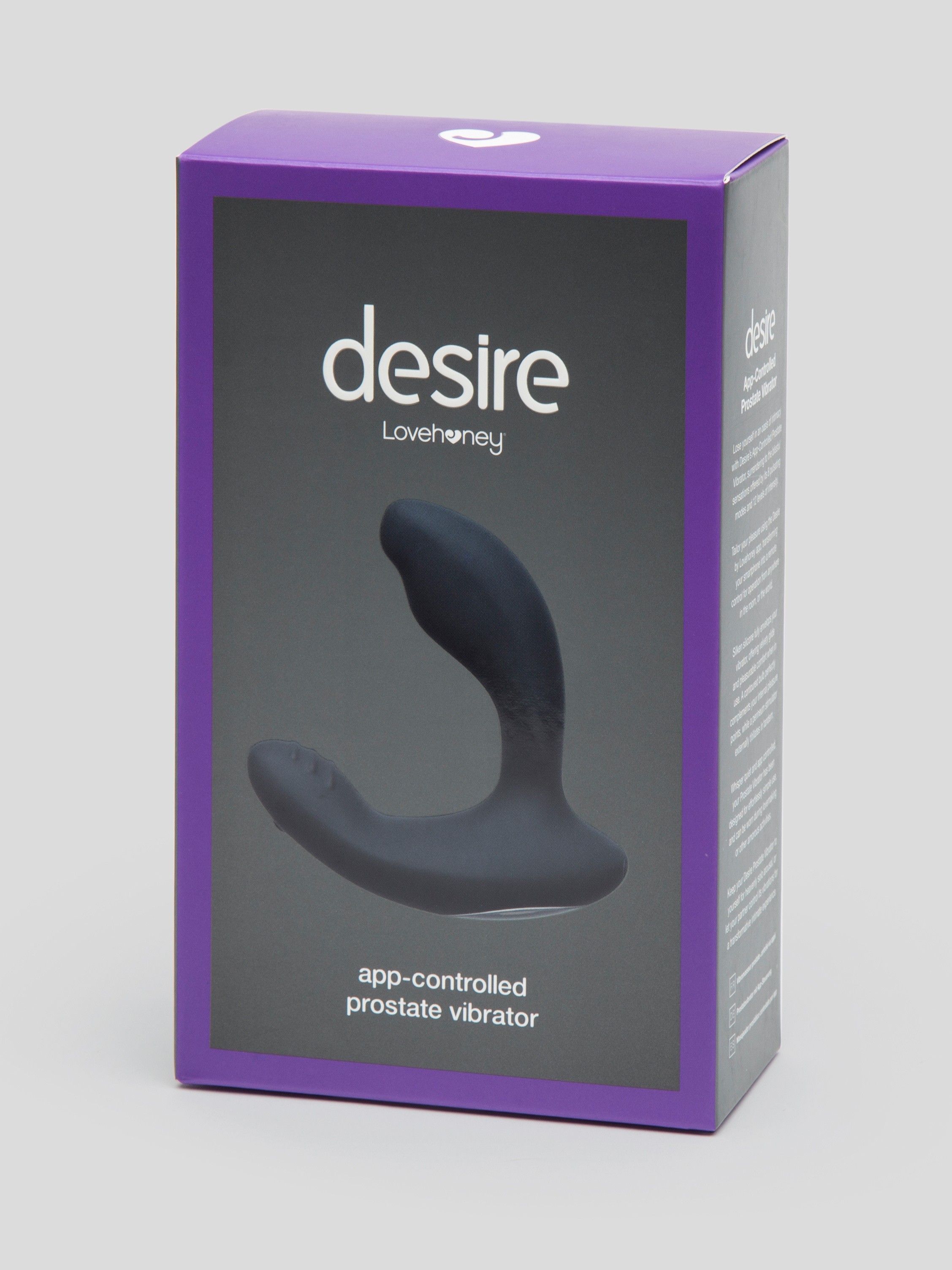 Desire Luxury App Controlled Rechargeable Prostate Vibrator, Black, hi-res