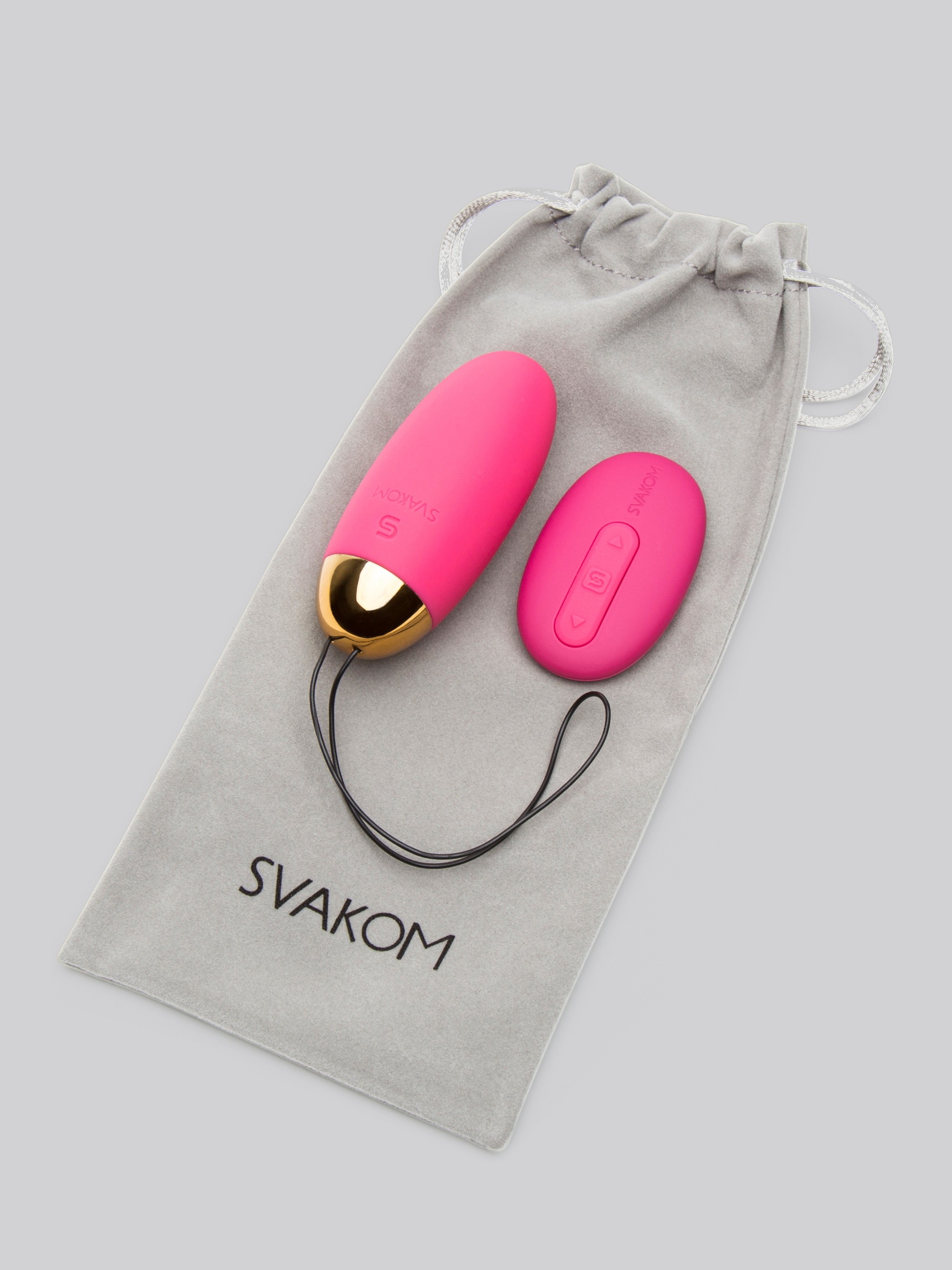 Svakom Elva Rechargeable Remote Control Love Egg Vibrator, Pink, hi-res