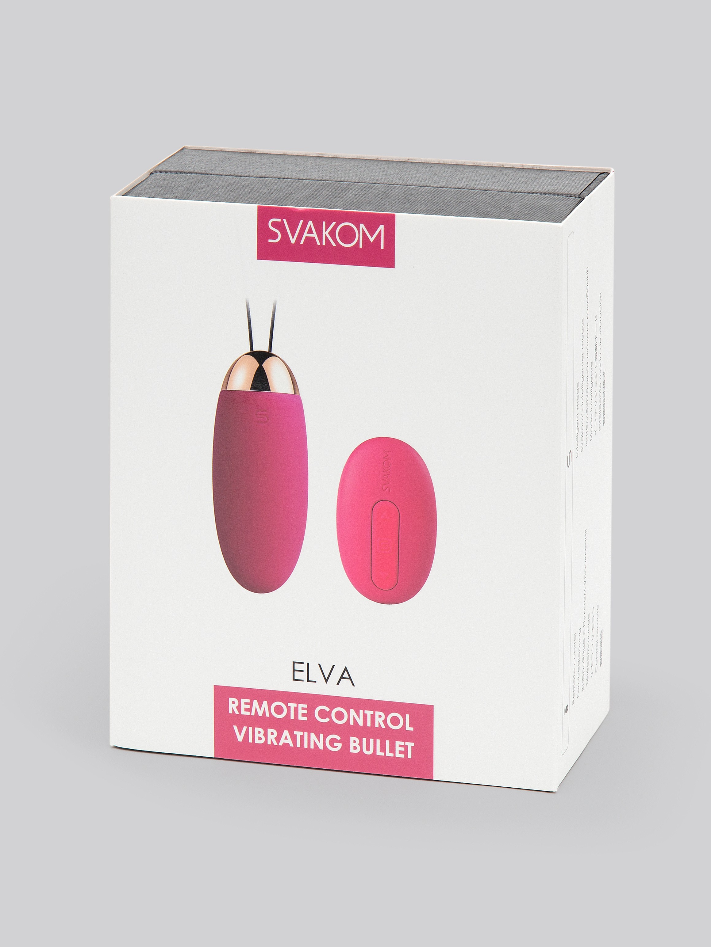 Svakom Elva Rechargeable Remote Control Love Egg Vibrator, Pink, hi-res