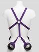 Purple Reins Body Harness with Wrist and Thigh Restraint, Purple, hi-res